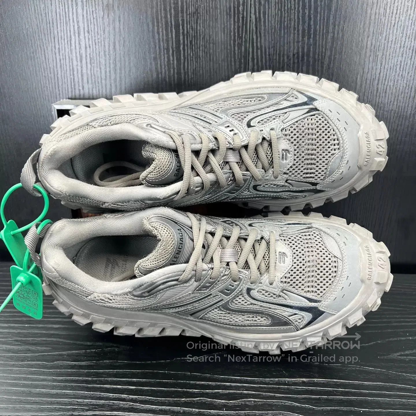 Balenciaga Gray Chunky Sole Low-Top Sneakers. Size US 9 / EU 42 - 6 Thumbnail