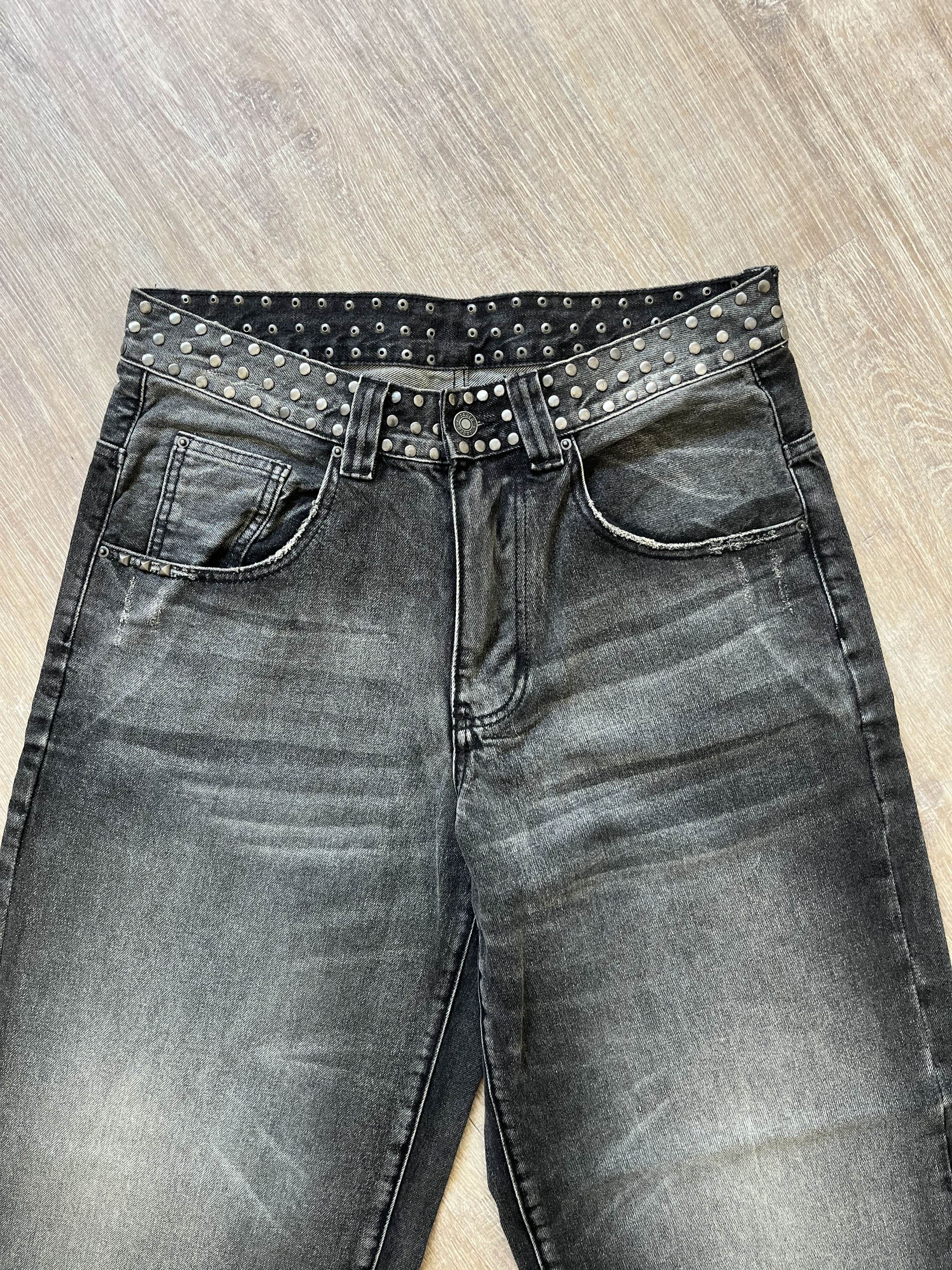 Jaded London Jaded London Colossus Studded Jeans Size US 32 / EU 48 - 1 Thumbnail