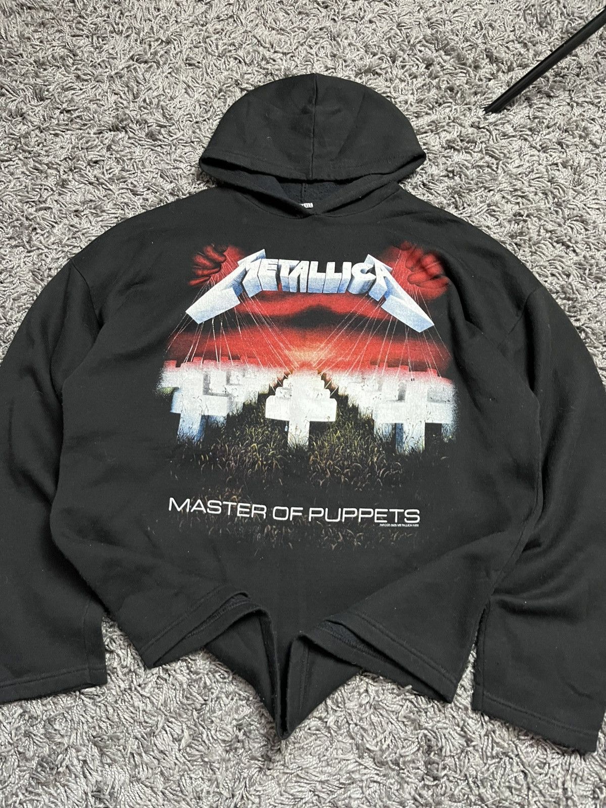 Metallica 2002 Metallica Master of Puppets Hoodie - Boxy Fit - Size US XL / EU 56 / 4 - 2 Thumbnail