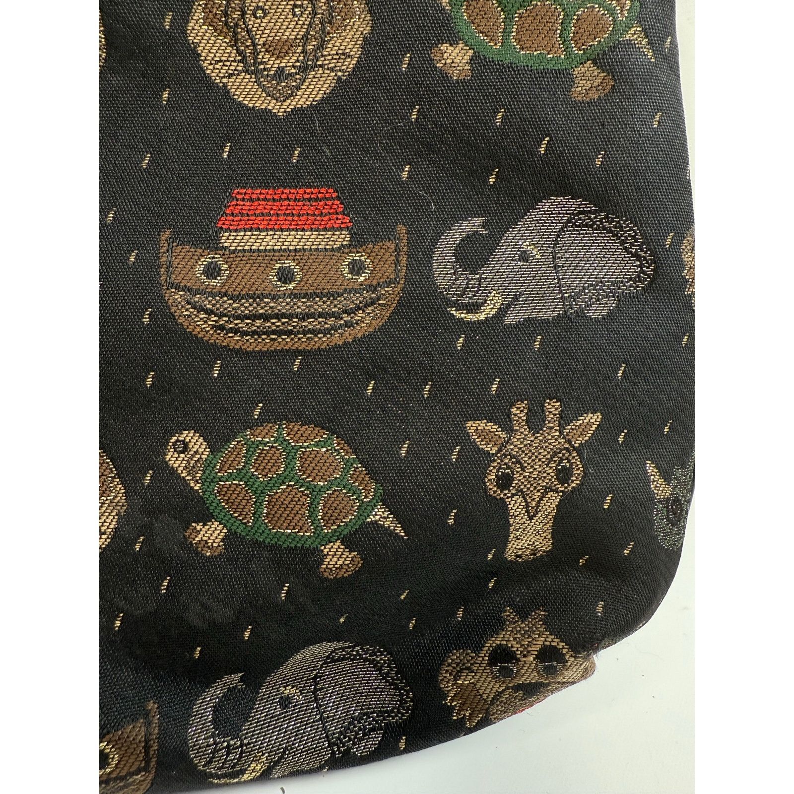 Designer Braccialini Noahs Ark Canvas Crossbody Bag Size ONE SIZE - 8 Thumbnail