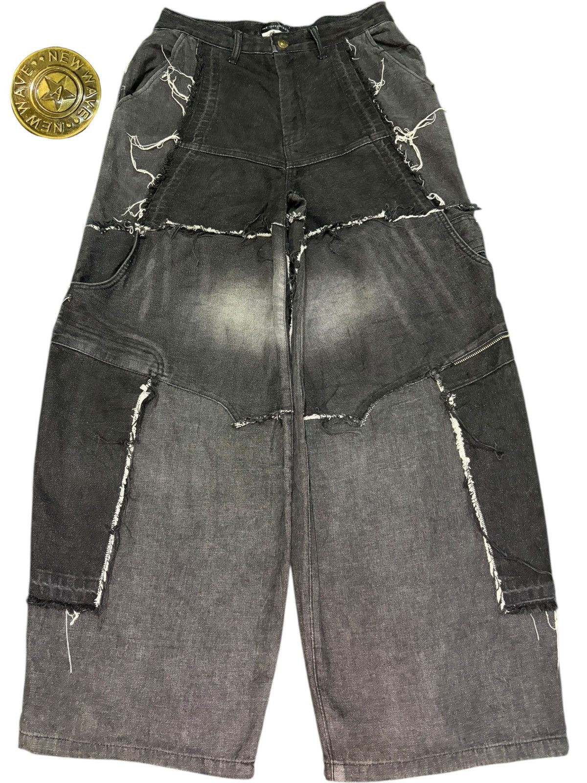 Kapital Vintage Japanese Brand Custom Patchwork Baggy Jeans Size US 29 - 1 Thumbnail