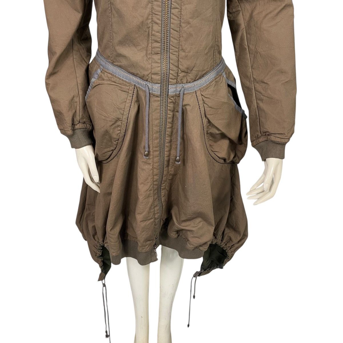 Marithe + Francois Girbaud Marithe Francoise Girbaud Parachute Bondage Hooded Parka Size S / US 4 / IT 40 - 5 Thumbnail