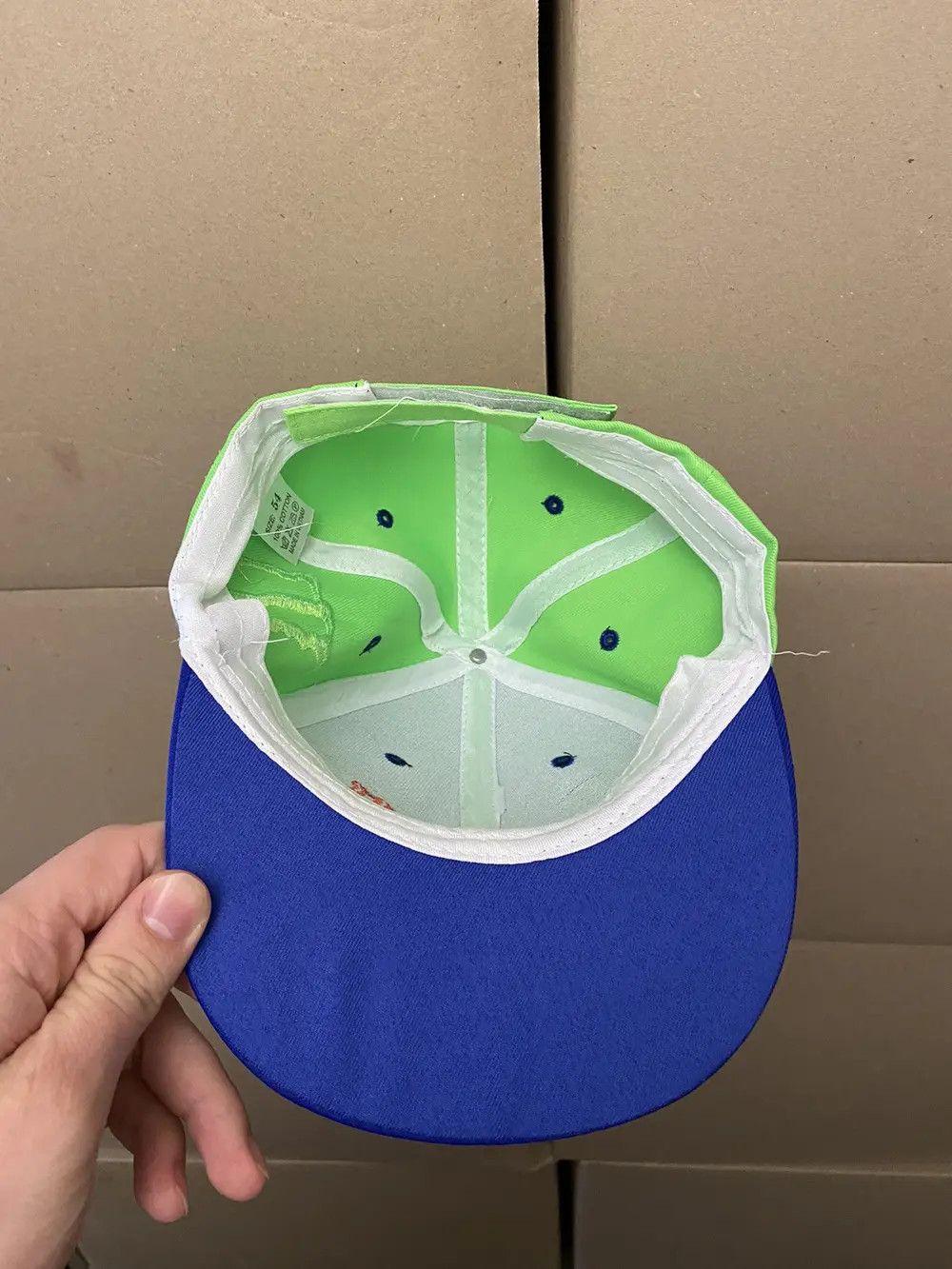 Vintage VINTAGE MONSTER RACING CAP HAT Y2K MOTO JAPANESE SKATE F1 Size ONE SIZE - 9 Thumbnail