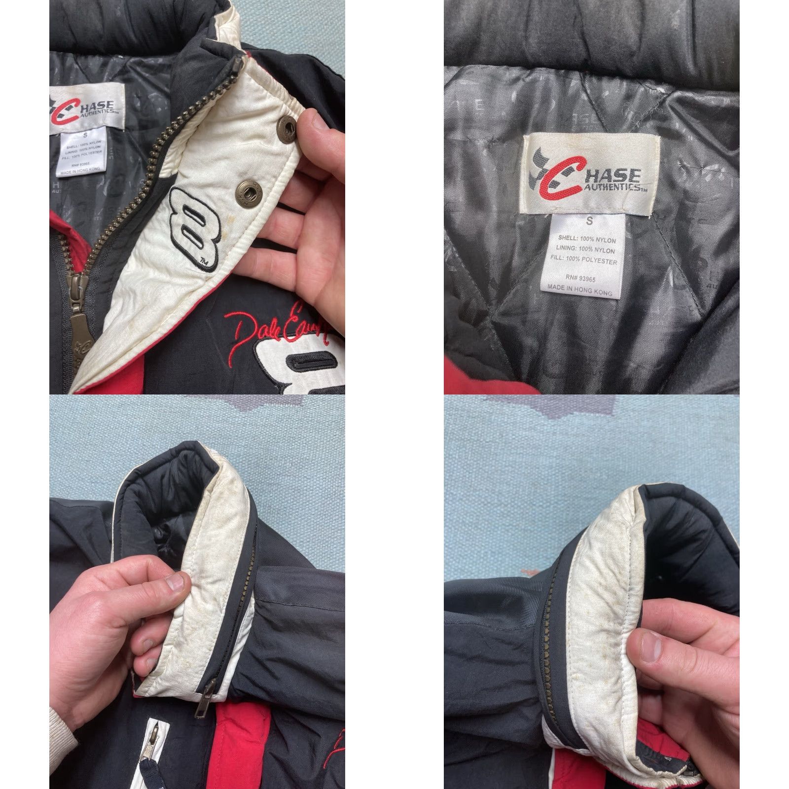 Chase Authentics VINTAGE Chase Authentics Puffer Jacket Dale Earnhardt Jr Nascar Racing Small Mens Jacket Size US S / EU 44-46 / 1 - 8 Thumbnail