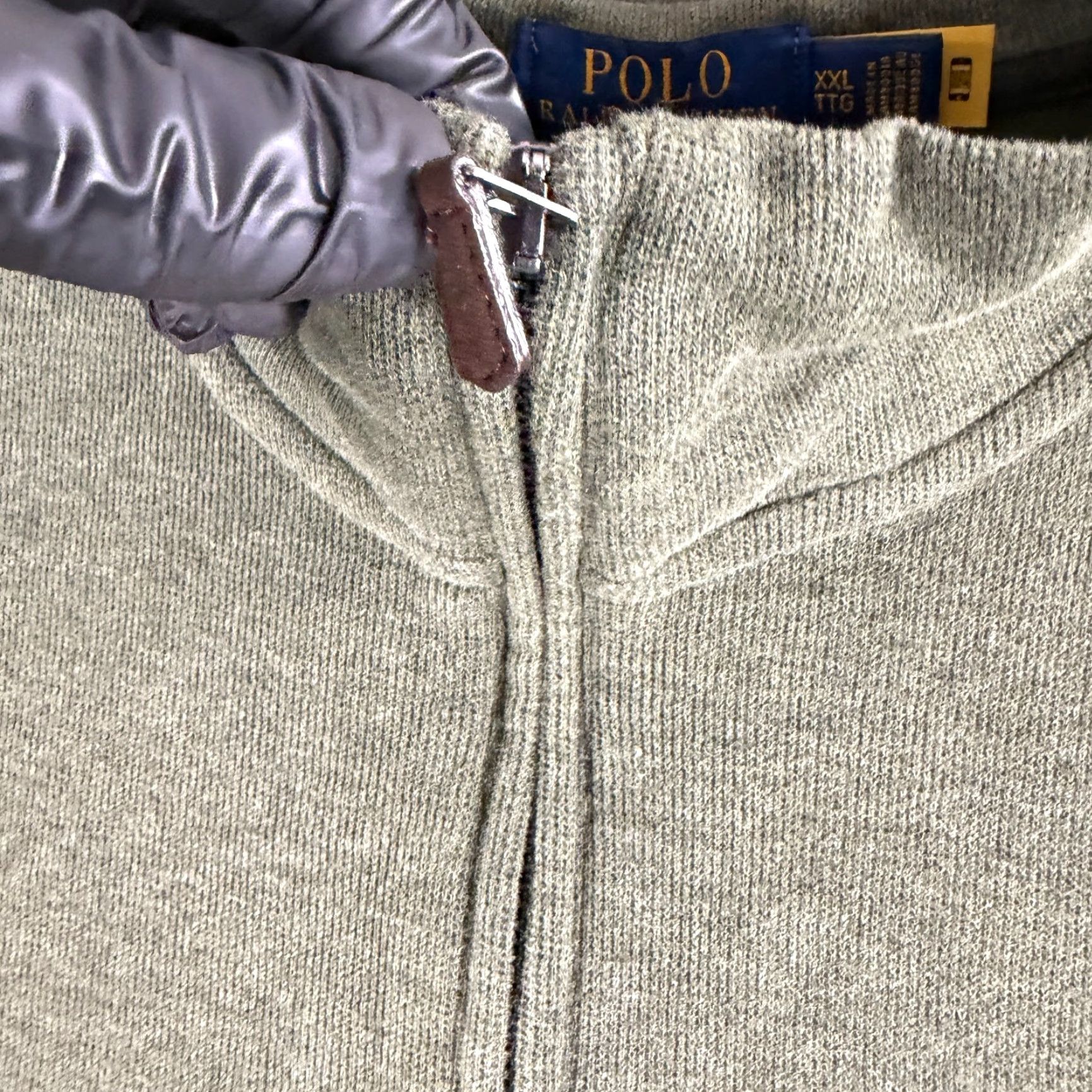 Polo Ralph Lauren Polo Ralph Lauren Sweater Mens 2XL Green 1/4 Zip Long Sleeve 100% Cotton Size US XXL / EU 58 / 5 - 7 Thumbnail
