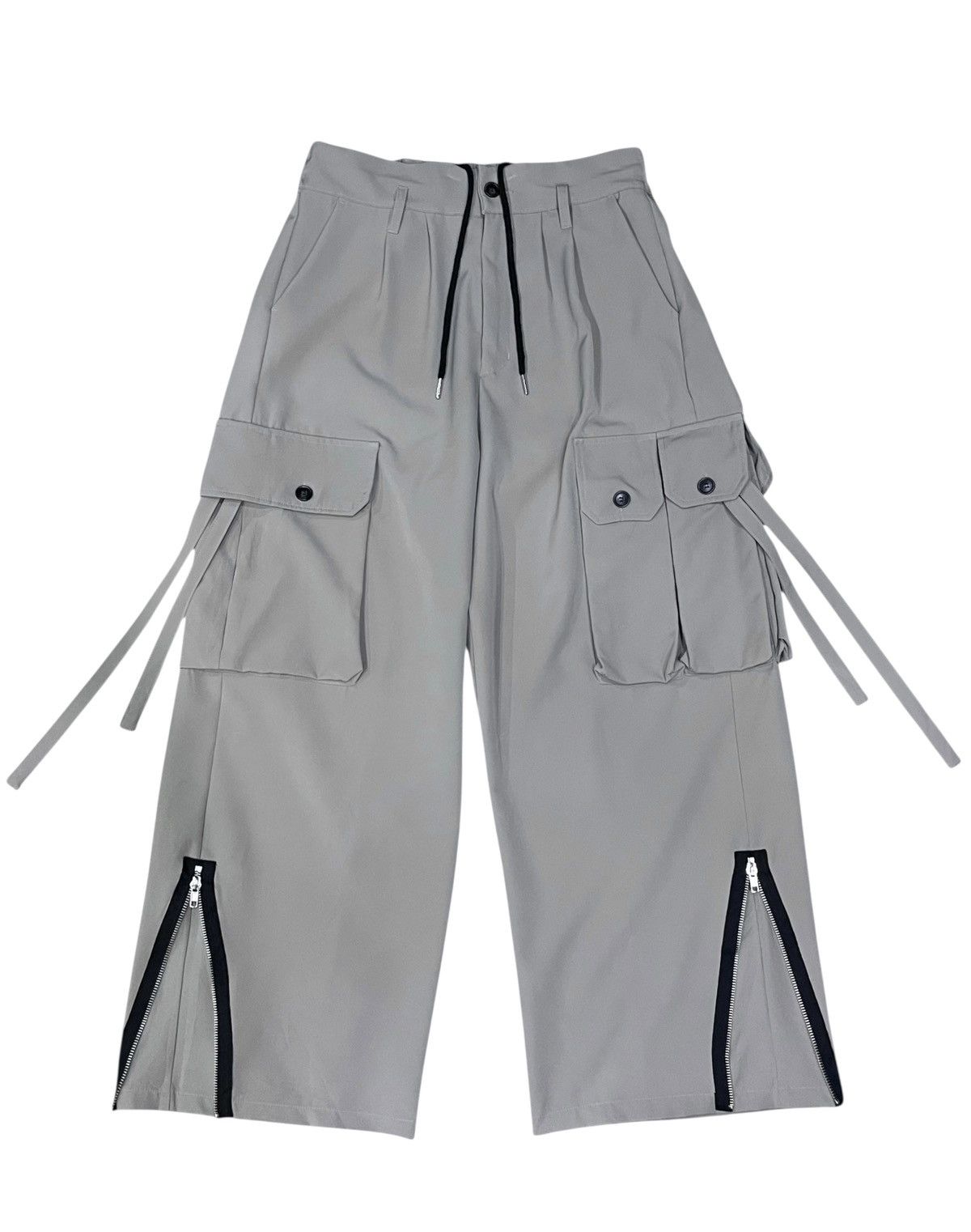Japanese Brand RARE🔥Baggy Wide Bondage Cargo Pants Yohji Style Size US 30 / EU 46 - 3 Thumbnail
