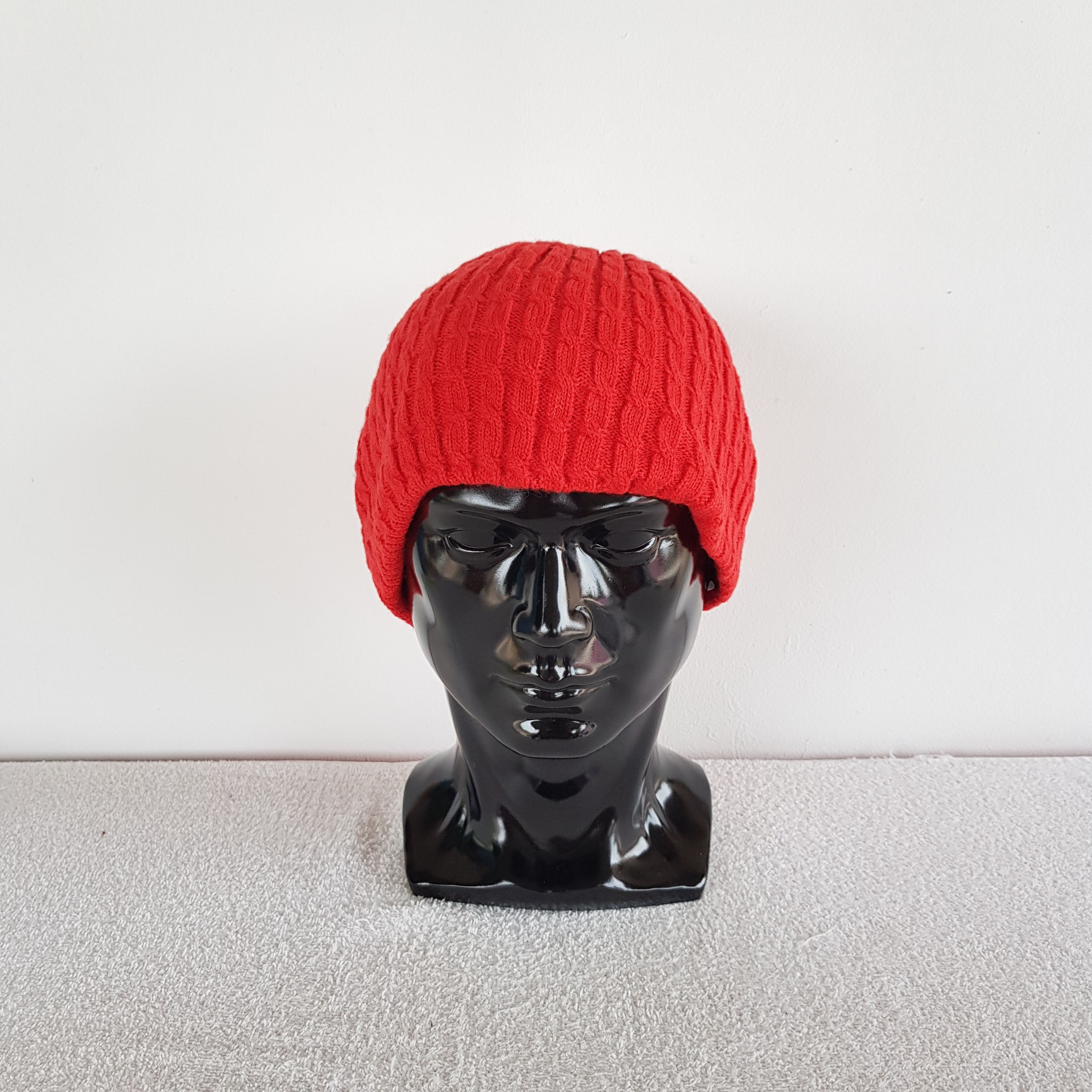 Lacoste Vintage Lacoste Beanie Ribbed Knit Snow Cap Hats. Size ONE SIZE - 2 Thumbnail