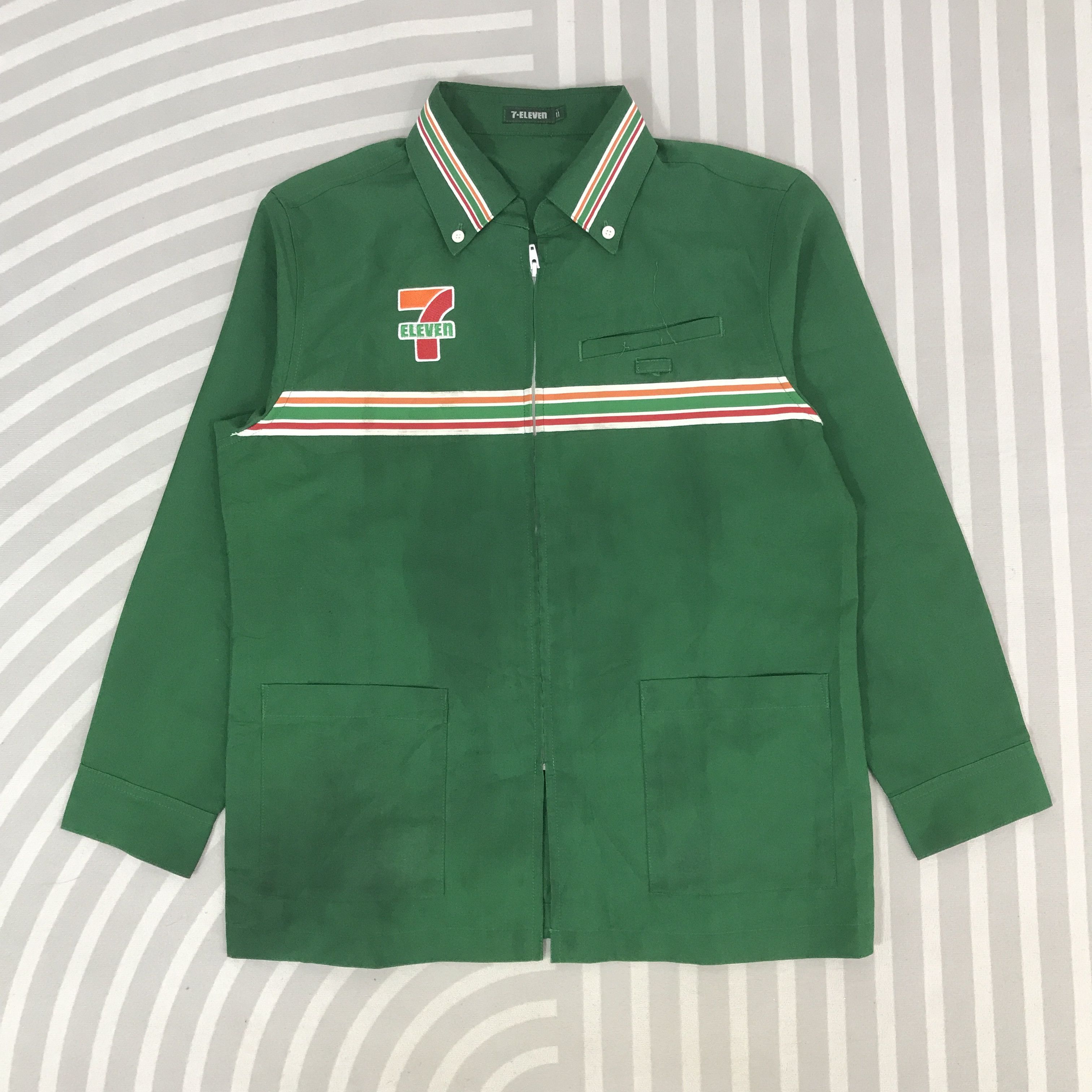 Japanese Brand Vintage 7 Eleven japan shirt Jacket Size US M / EU 48-50 / 2 - 2 Thumbnail