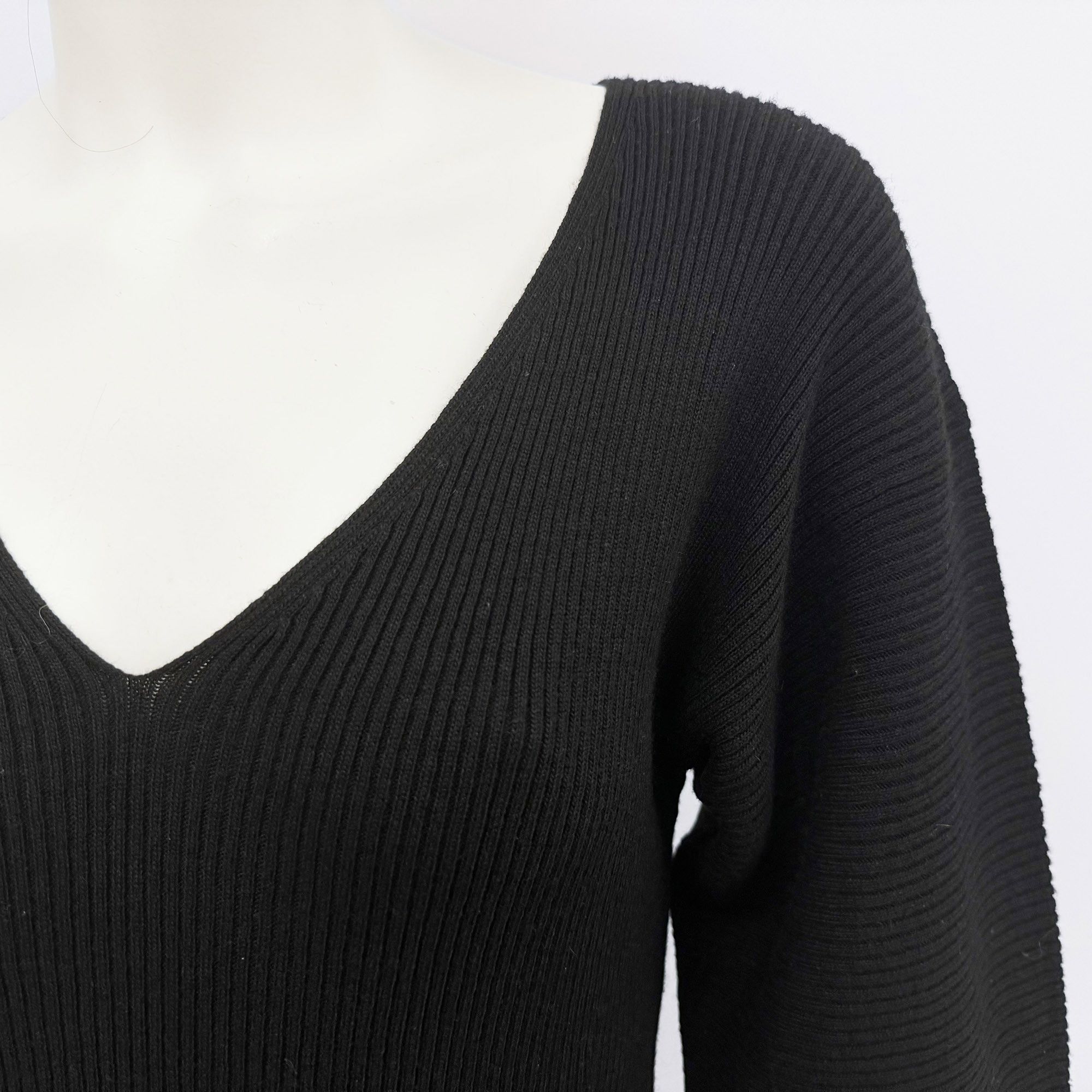 Scotch & Soda Scotch & Soda ribbed knit midi dress in black size S Size S / US 4 / IT 40 - 6 Thumbnail