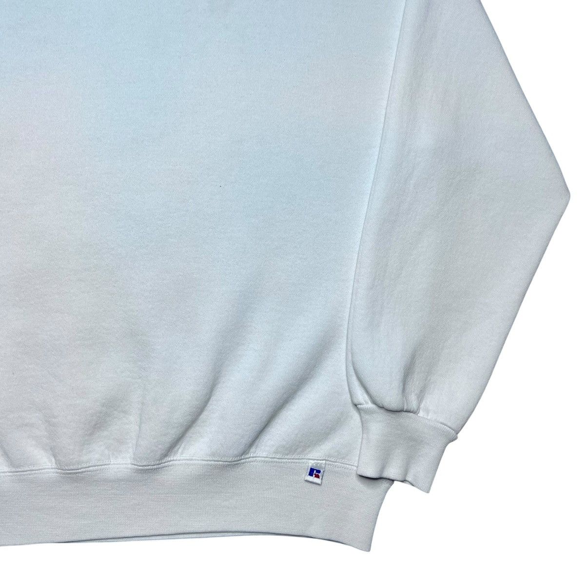 Russell Athletic Vintage 1990s Russell Athletic White USA Blank Sweatshirt Size US XL / EU 56 / 4 - 15 Thumbnail