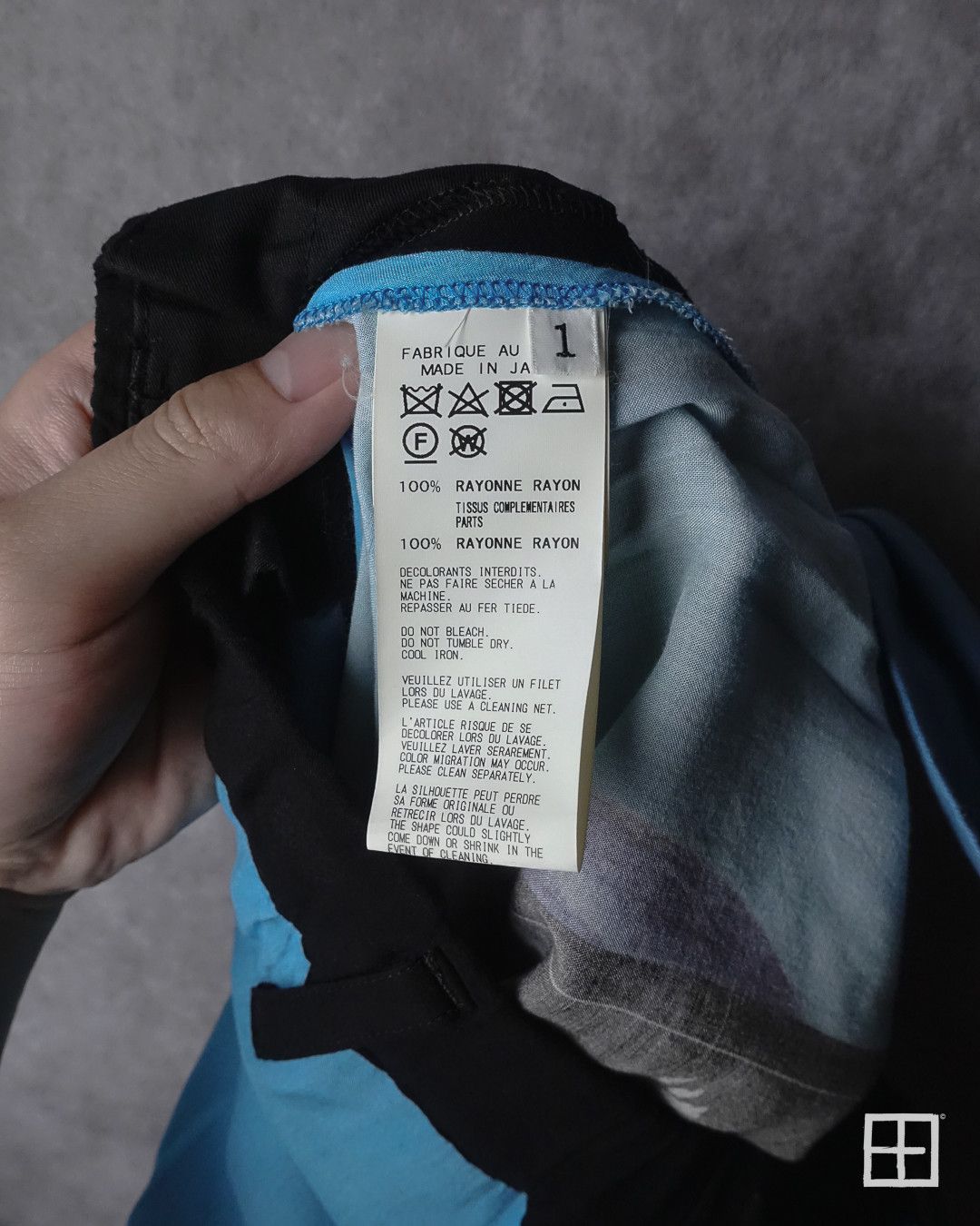 Yohji Yamamoto Yohji Yamamoto Pour Homme SS19 Layered Portrait Print Skirt Size US 32 / EU 48 - 5 Thumbnail