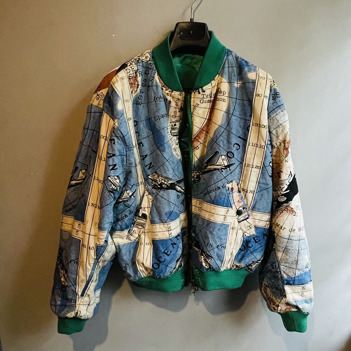 Vintage Vintage Reversible MA-1 Flight Jacket Size US M / EU 48-50 / 2 - 6 Thumbnail