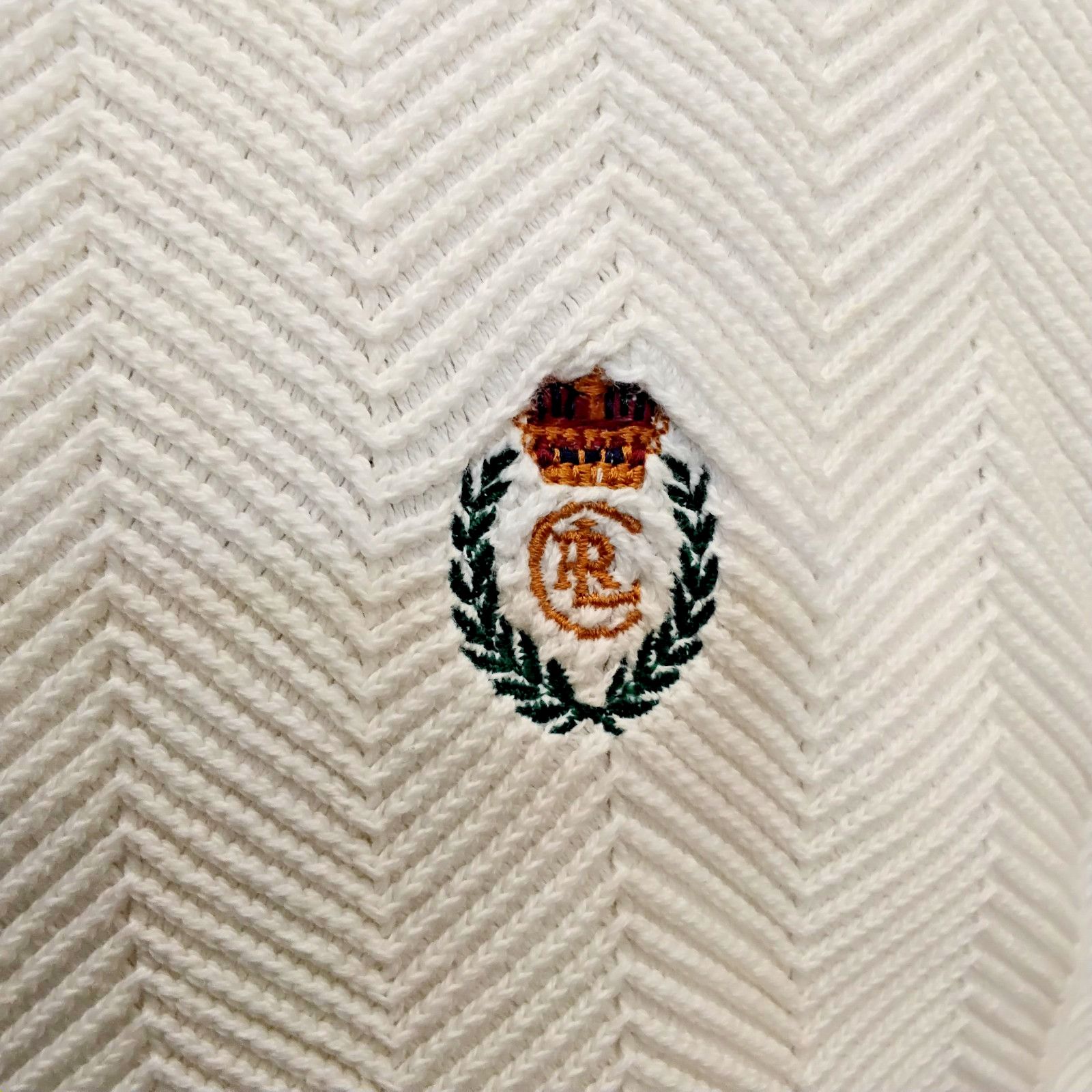 Chaps Chaps by Ralph Lauren Hand Framed Sweater Men's L Ivory VTG Size US L / EU 52-54 / 3 - 5 Thumbnail