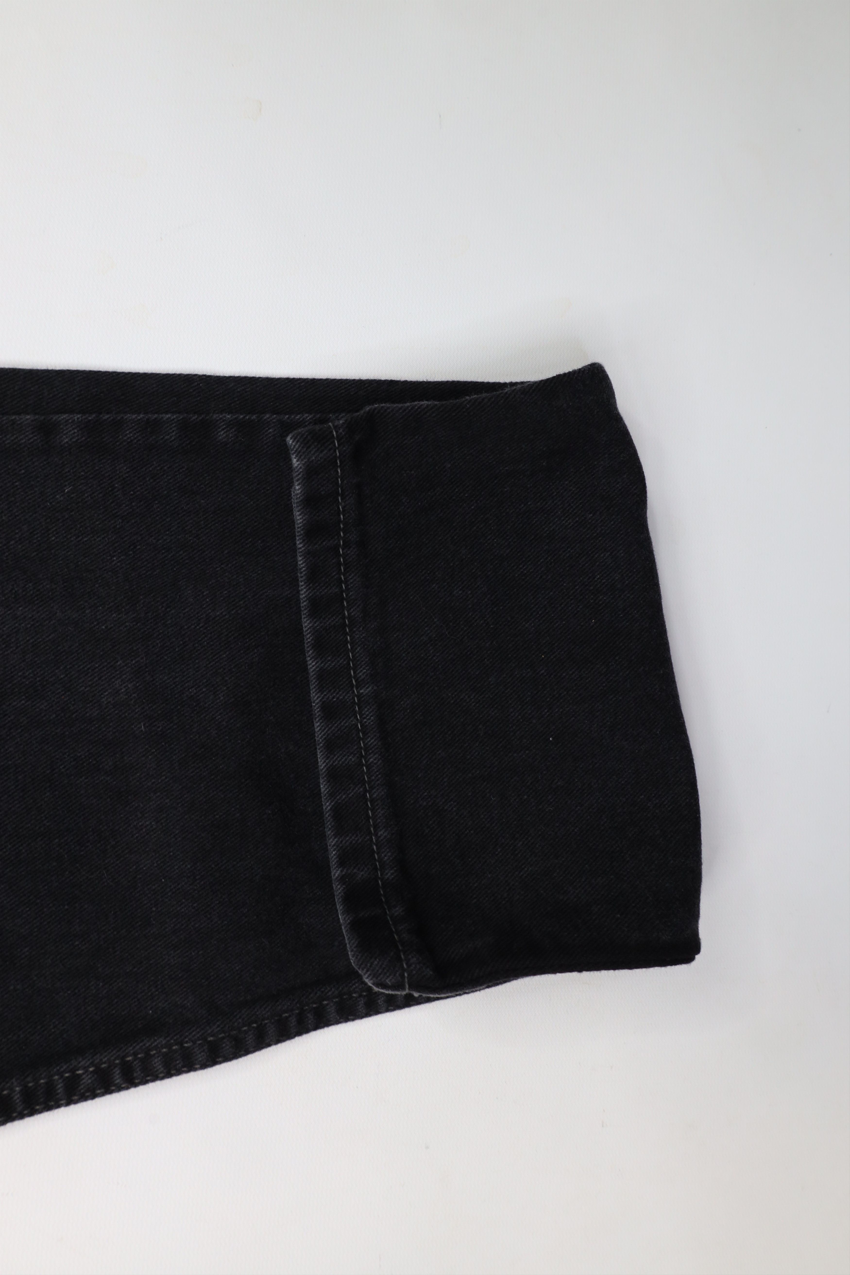 Levi's × Vintage Vintage Y2K 2000 Levis 550 Fit Denim Jeans Black Cotton Size US 29 - 6 Thumbnail