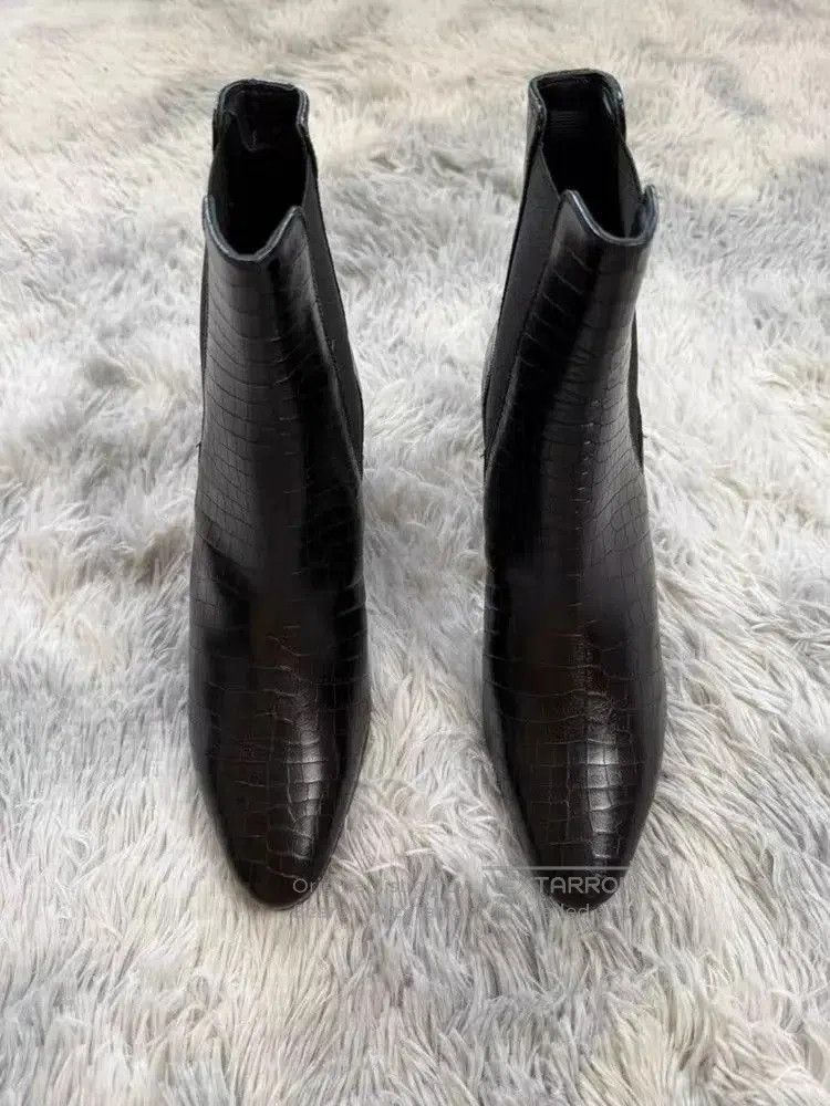 Celine Sz 41 Celine 23AW Wiltern 90mm Crocodile Boots. Size US 8 / EU 41 - 3 Thumbnail