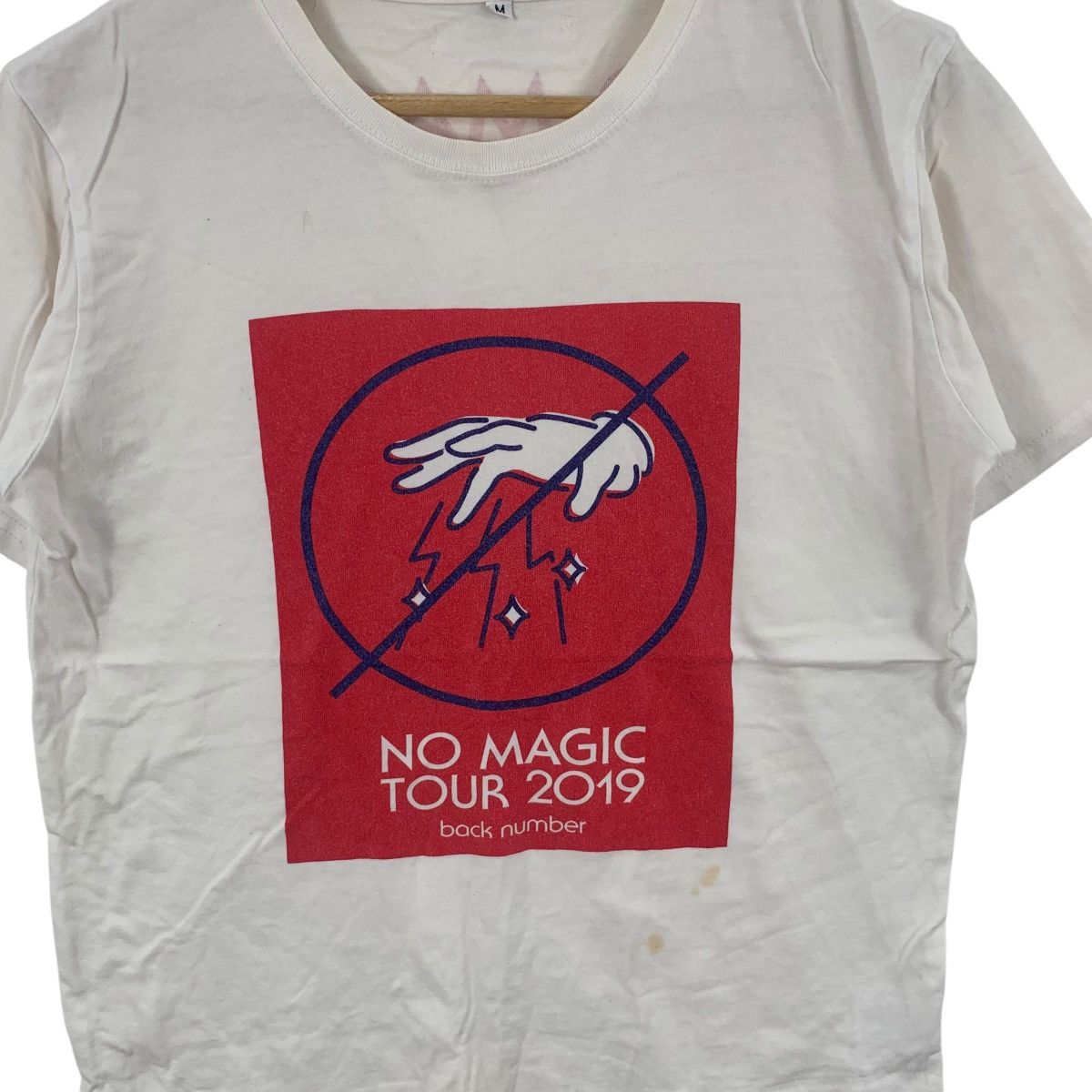 Band Tees NO MAGIC TOUR 2019 Back Number Official Merchandise Tee Size US M / EU 48-50 / 2 - 5 Thumbnail