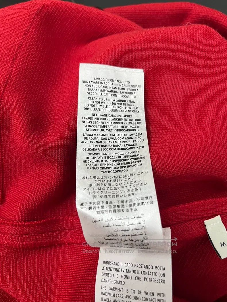 Gucci Red woollen knitted coat