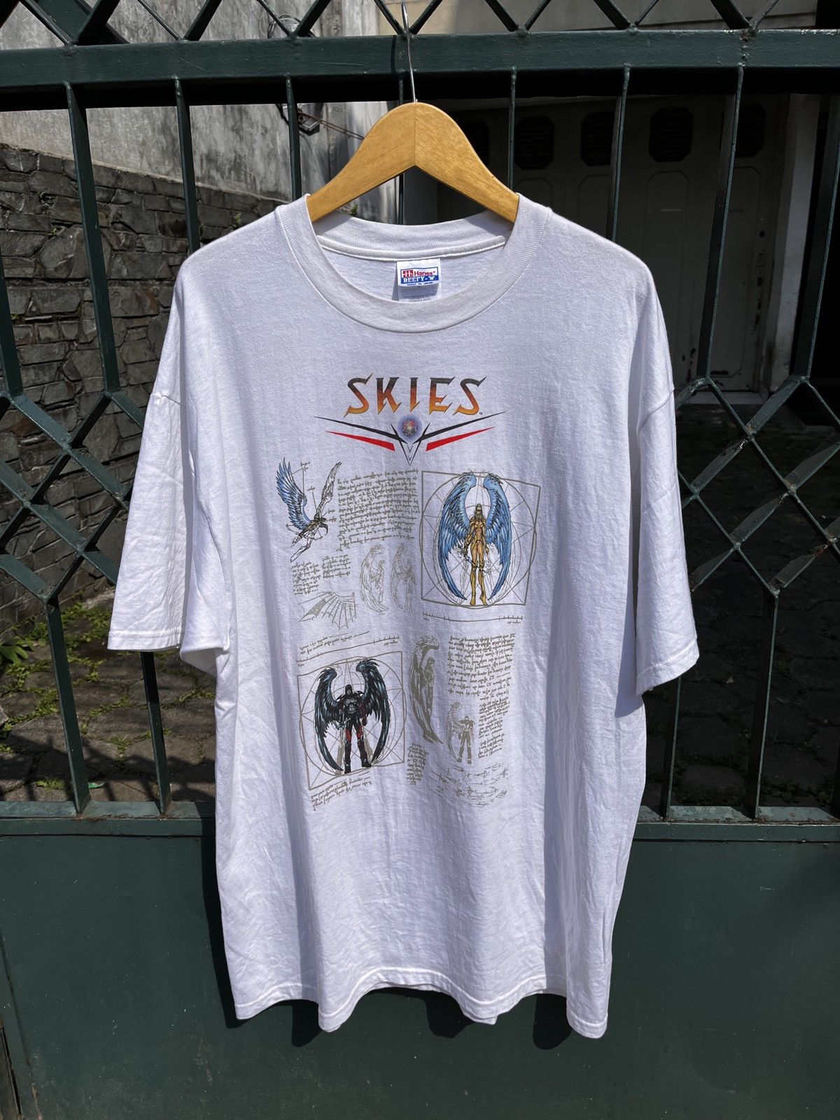 Vintage 1990s Sega Skies Unreleased Game Promo Tee VERY RARE Size US XL / EU 56 / 4 - 2 Thumbnail