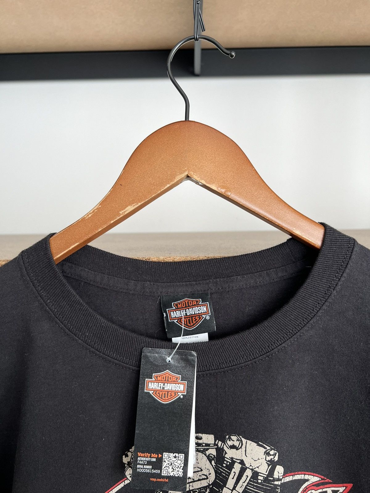 Harley Davidson Vintage 2019 Harley Davidson Edinburgh Scotland Long Sleeve Size US XL / EU 56 / 4 - 8 Thumbnail
