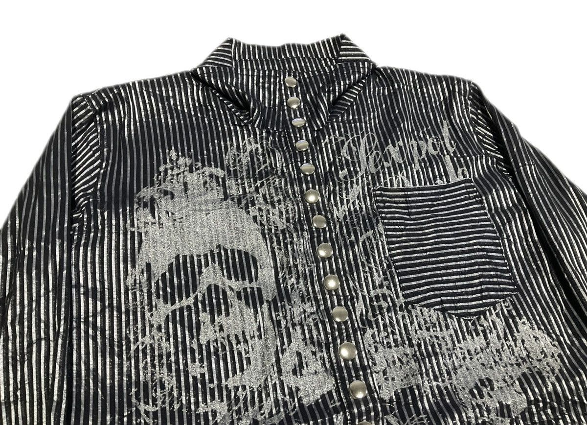 Seditionaries 🔥Sick Y2K Sex Pot Revenge Snap Buttons Shirt Skull Glitter Size US M / EU 48-50 / 2 - 1 Thumbnail