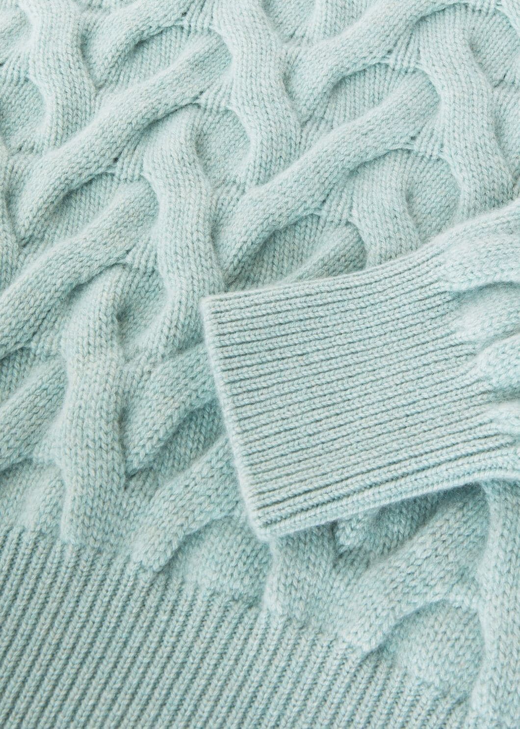 Loro Piana o1w1db10825 FAO6246 Cocooning Crewneck Sweater in Light Blue Size XL / US 12-14 / IT 48-50 - 7 Thumbnail