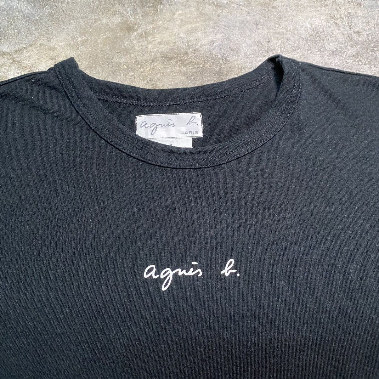 Designer × agnes b. Agnes B. Center Spellout Longsleeve T Shirt Size ONE SIZE - 2 Thumbnail
