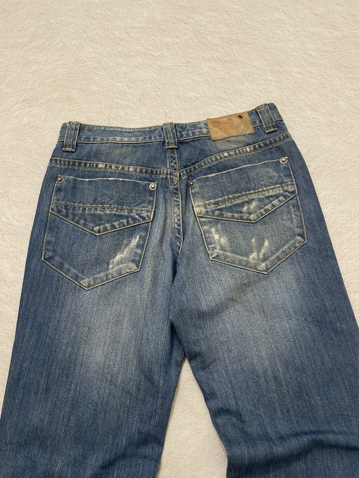 Kapital 2000s Diesel Flare Denim Distressed Wash Jeans Ifsix LGB Y2K Size US 30 / EU 46 - 7 Thumbnail