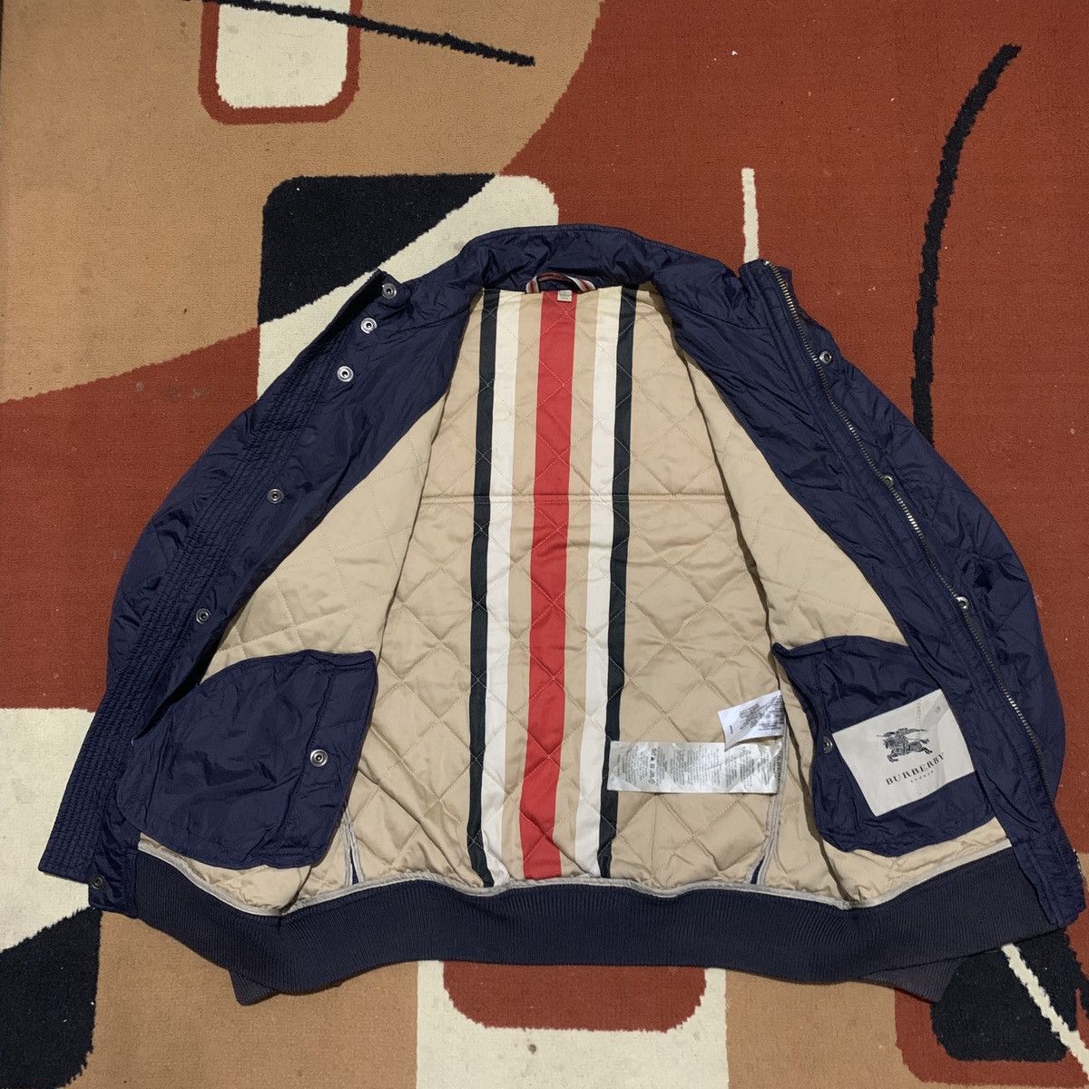 Burberry Burberry Quilted Bomber Jacket — British Luxury Heritage Size US L / EU 52-54 / 3 - 2 Thumbnail