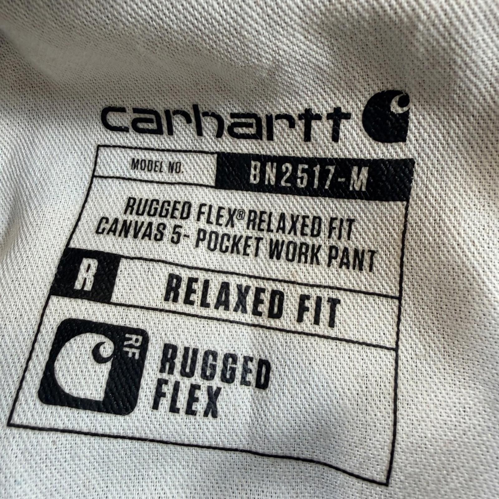 Carhartt Carhartt Rugged Flex Relaxed Fit Canvas Pants Brown 30x28 Size US 30 / EU 46 - 7 Thumbnail