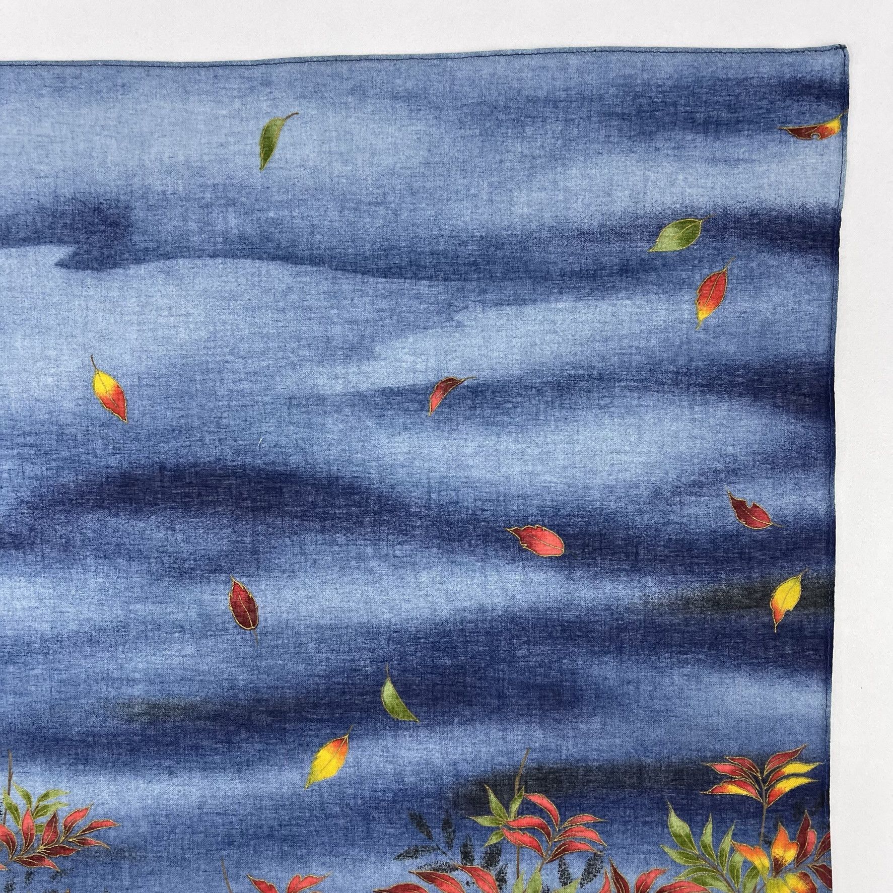 Japanese Brand Vintage Japanese Floral Seasons Handkerchief - 5065 Size ONE SIZE - 4 Thumbnail