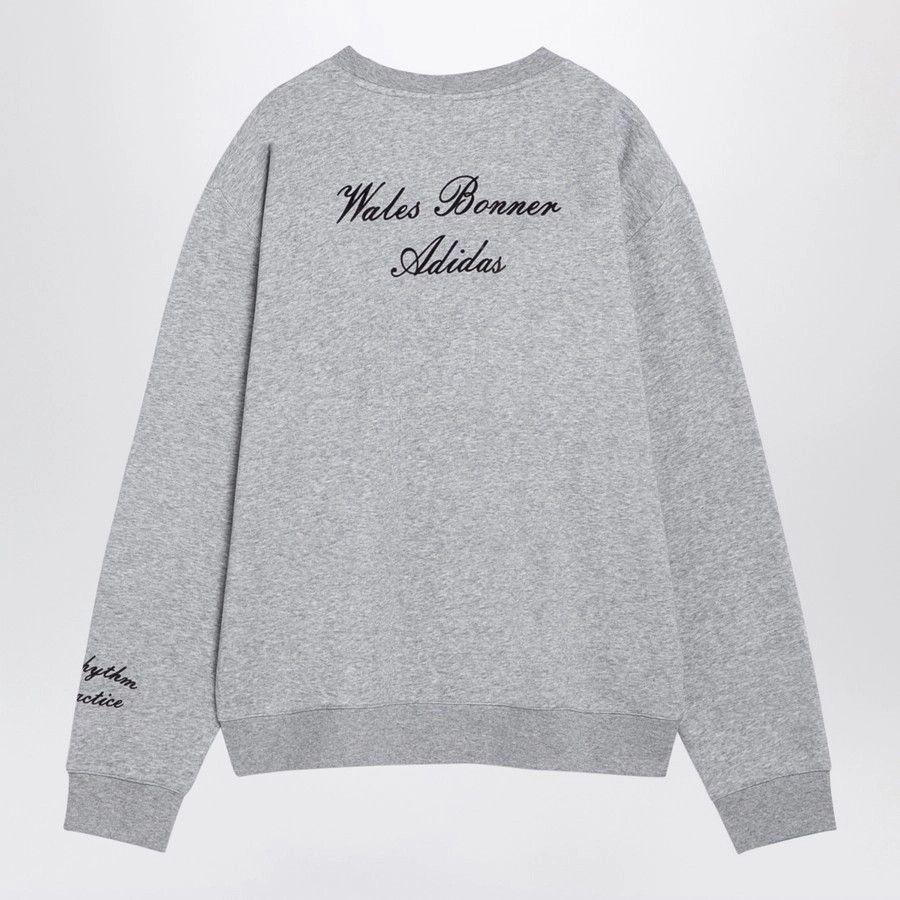Adidas × Wales Bonner o1d2blof1124 Crew-neck Sweatshirt in Grey Size US XL / EU 56 / 4 - 2 Thumbnail