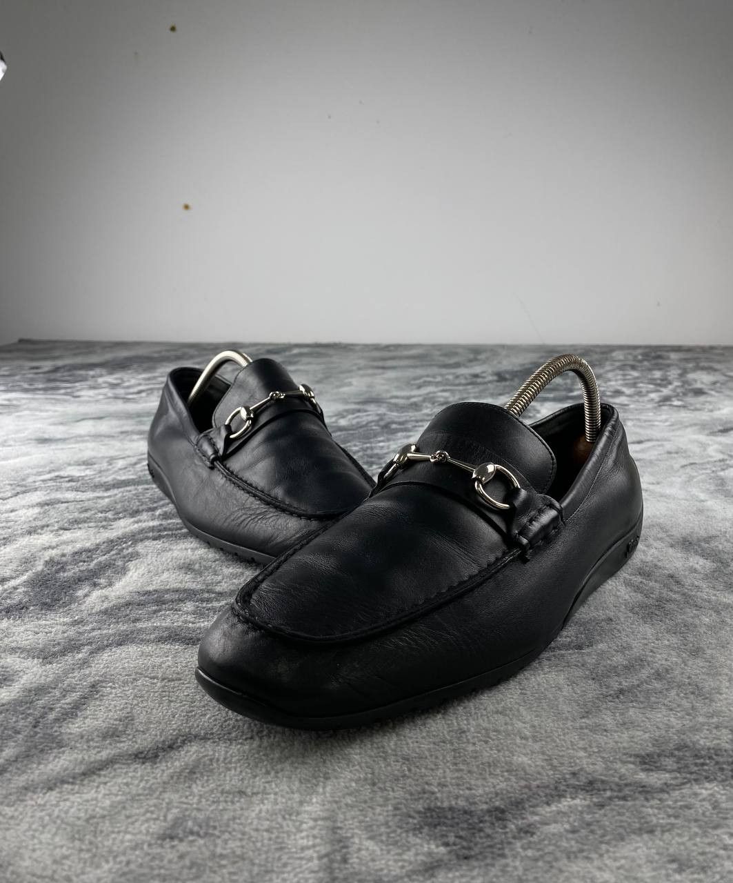 Gucci Leather Loafers Gucci Men Size Uk 10 Black Size US 10 / EU 43 - 1 Thumbnail