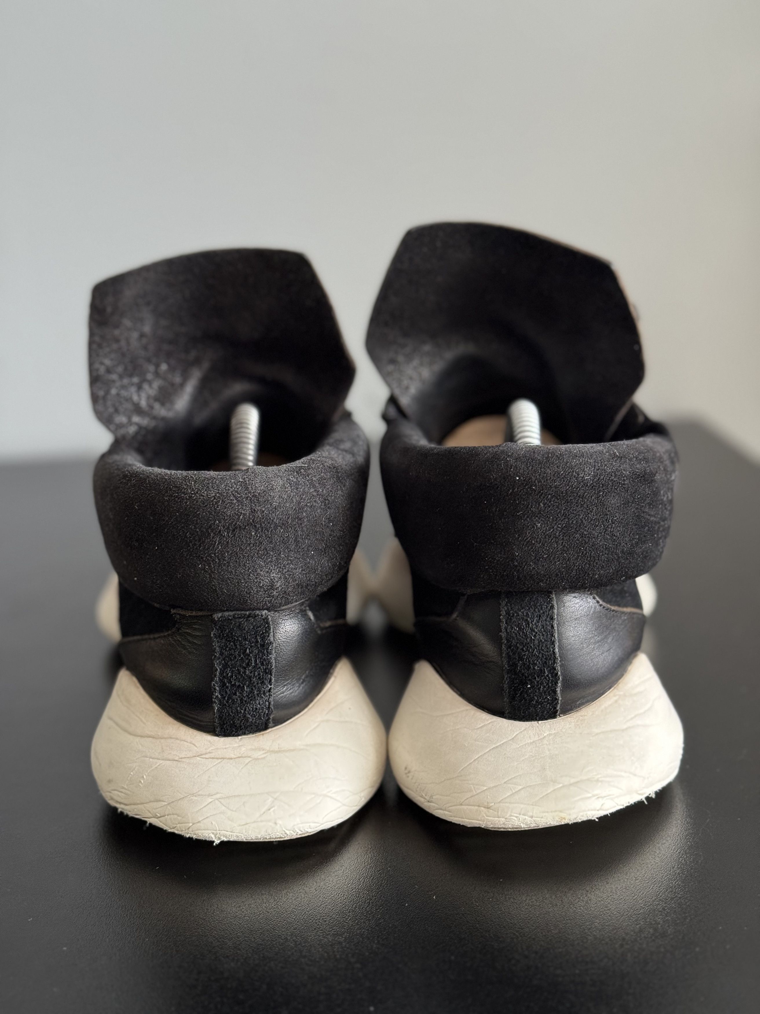 Adidas × Rick Owens Adidas x Rick Owens Runner Black s74570 Geobasket Ramone Size US 7.5 / EU 40-41 - 2 Thumbnail