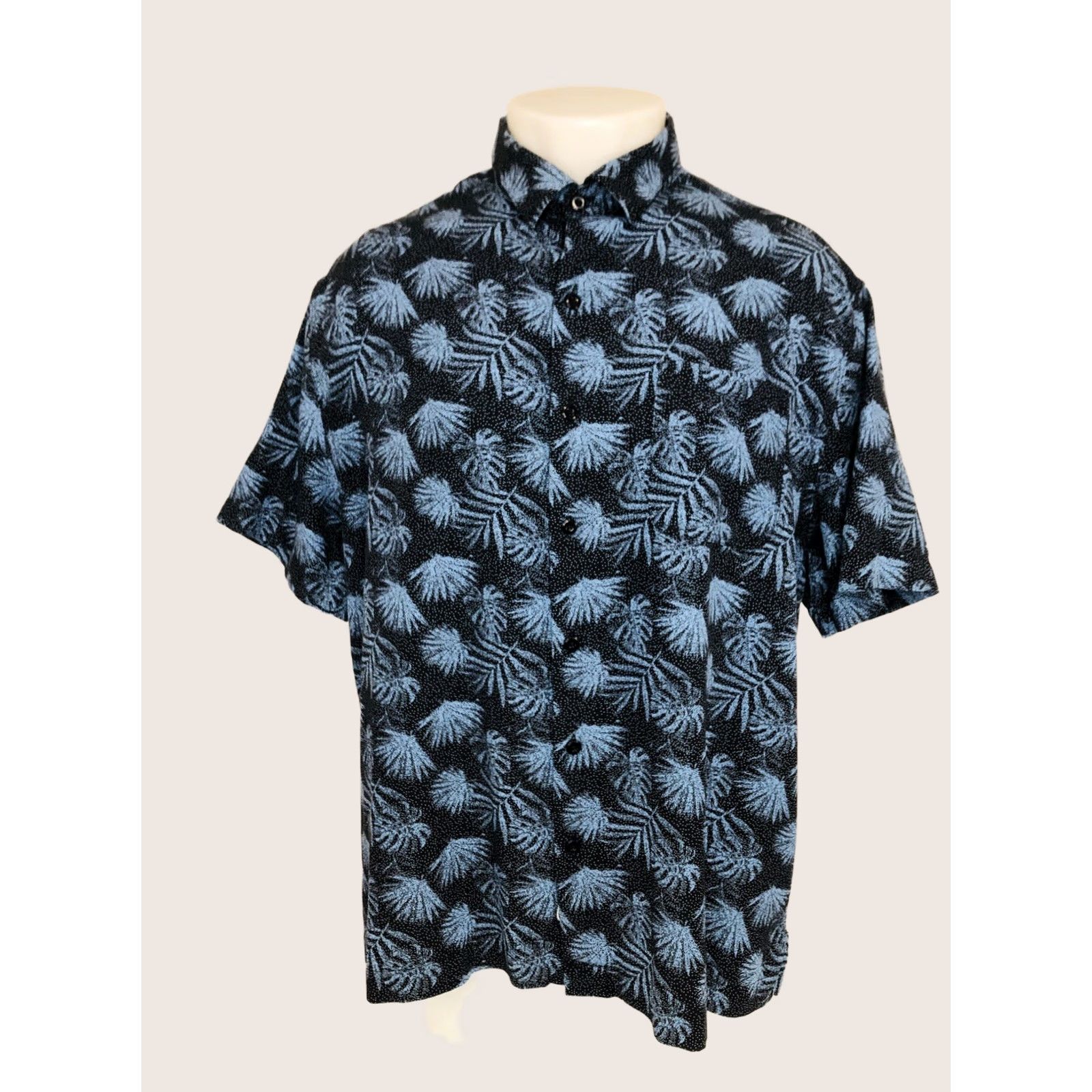 Nat Nast NAT NAST Silk Blend Floral Mens L Hawaiian Aloha Shirt Size US L / EU 52-54 / 3 - 1 Thumbnail