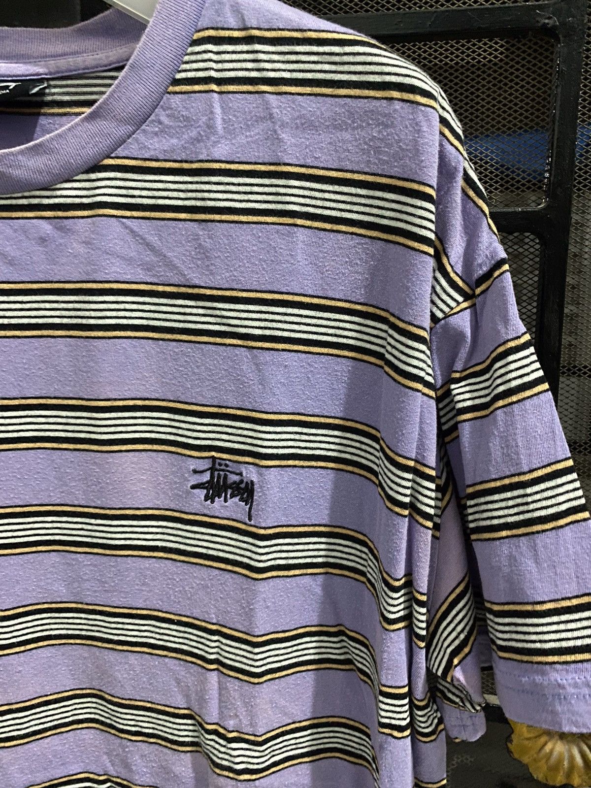 Stussy Stussy striped tee Size US L / EU 52-54 / 3 - 3 Thumbnail