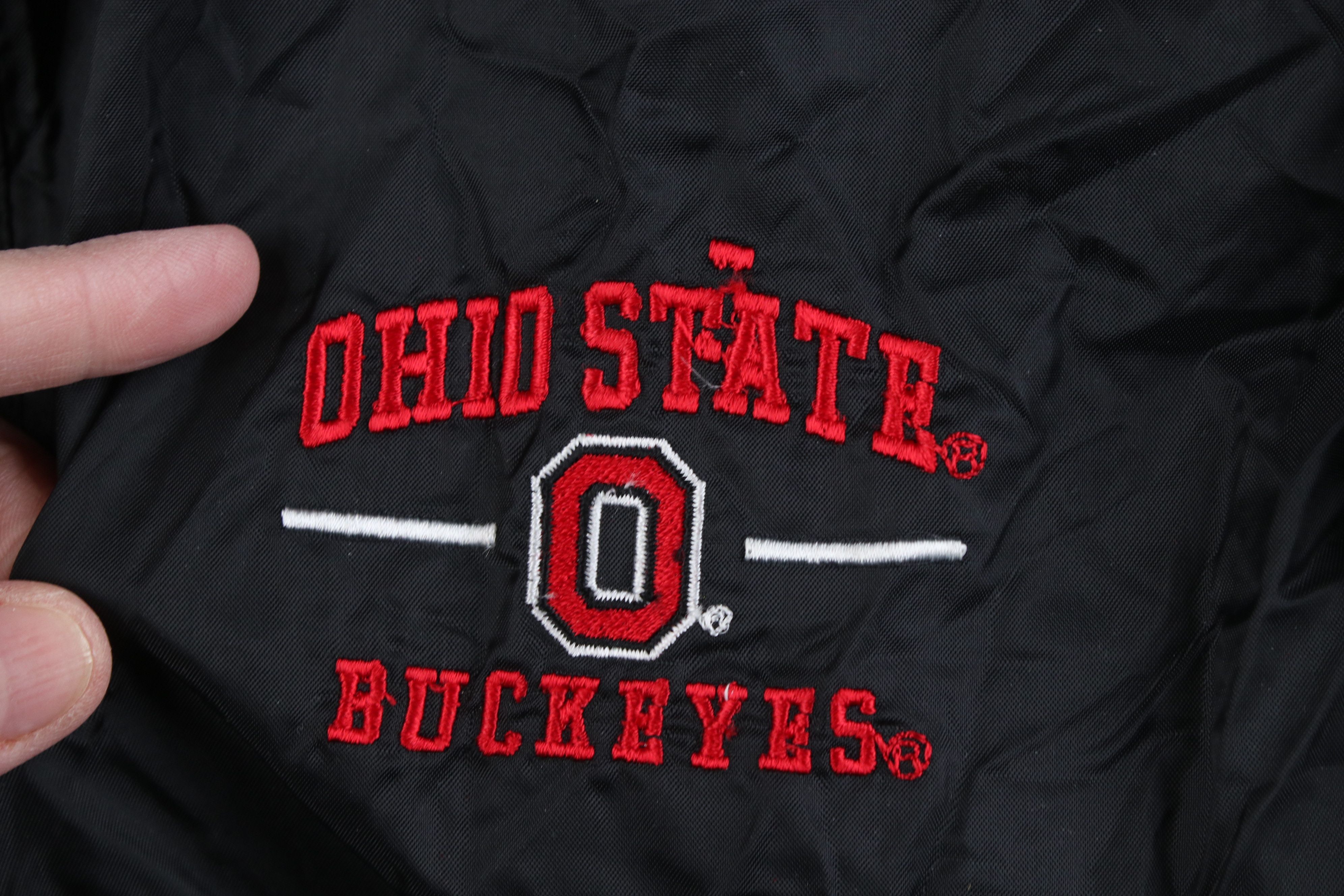 Vintage Vintage 90s Y2K Ohio State University Hooded Anorak Jacket Size US XL / EU 56 / 4 - 4 Thumbnail