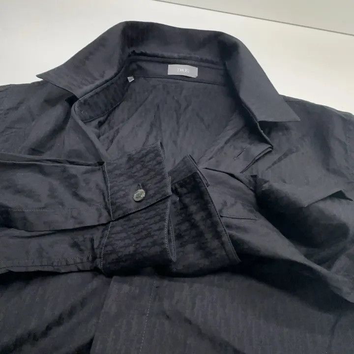 Dior Dior Dior Essentials Black Button-Up Shirt for Men 0079-25 Size US L / EU 52-54 / 3 - 7 Thumbnail