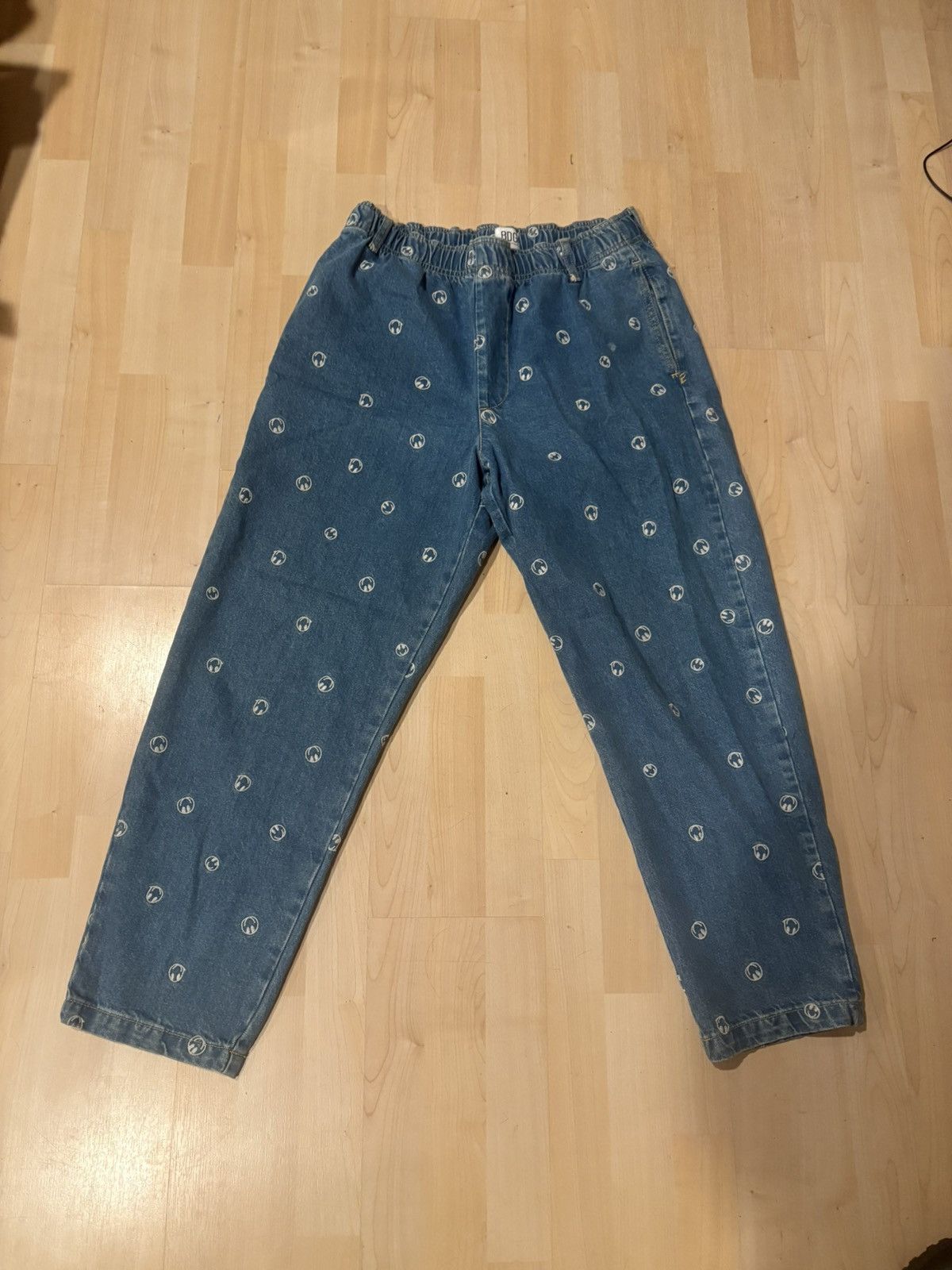 Bdg BDG “Smiley Face” Jeans Size US 34 / EU 50 - 2 Thumbnail