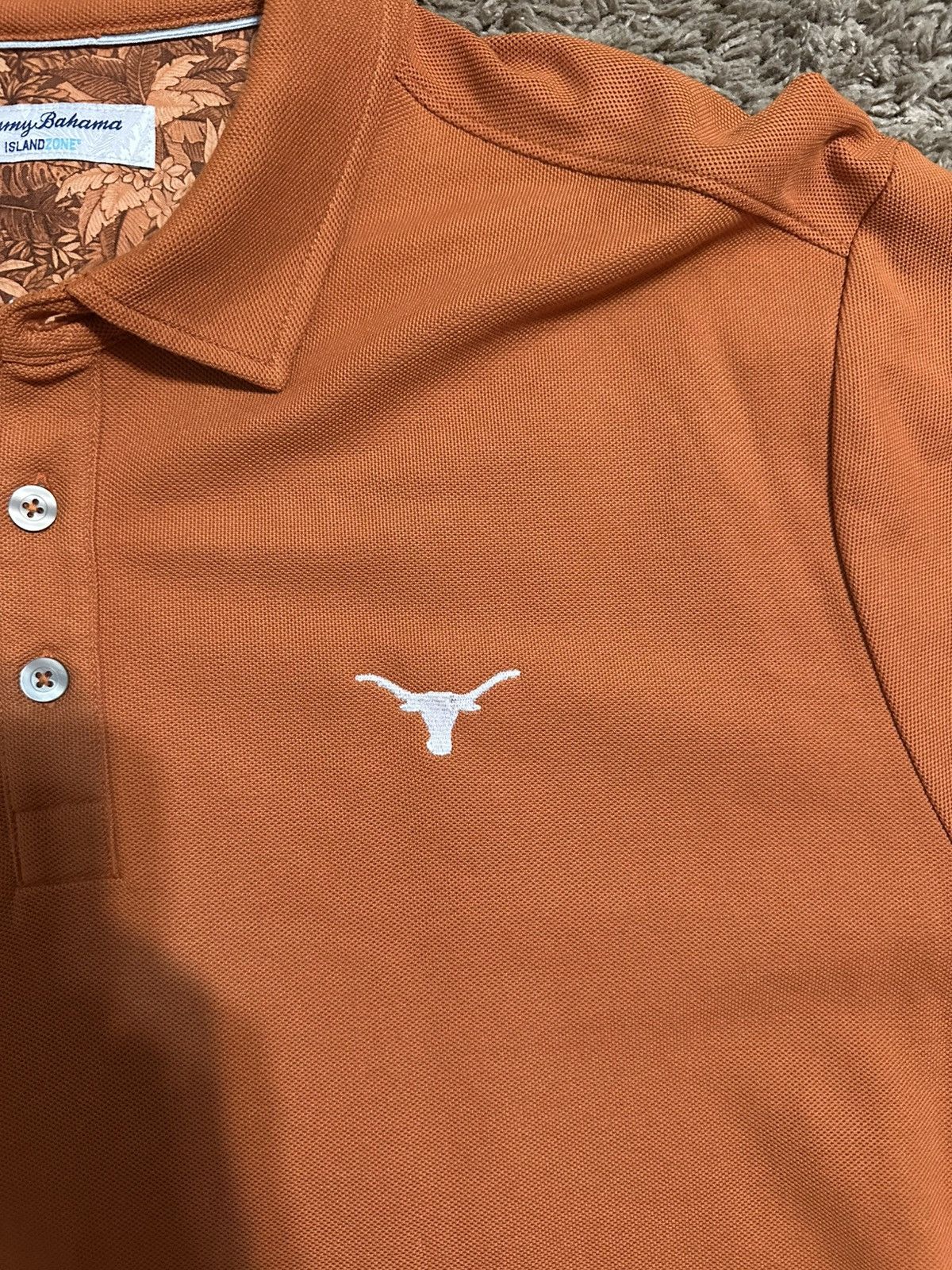 NCAA Vintage NCAA Texas Longhorns polo shirt 90s size 2XL Size US XXL / EU 58 / 5 - 2 Thumbnail