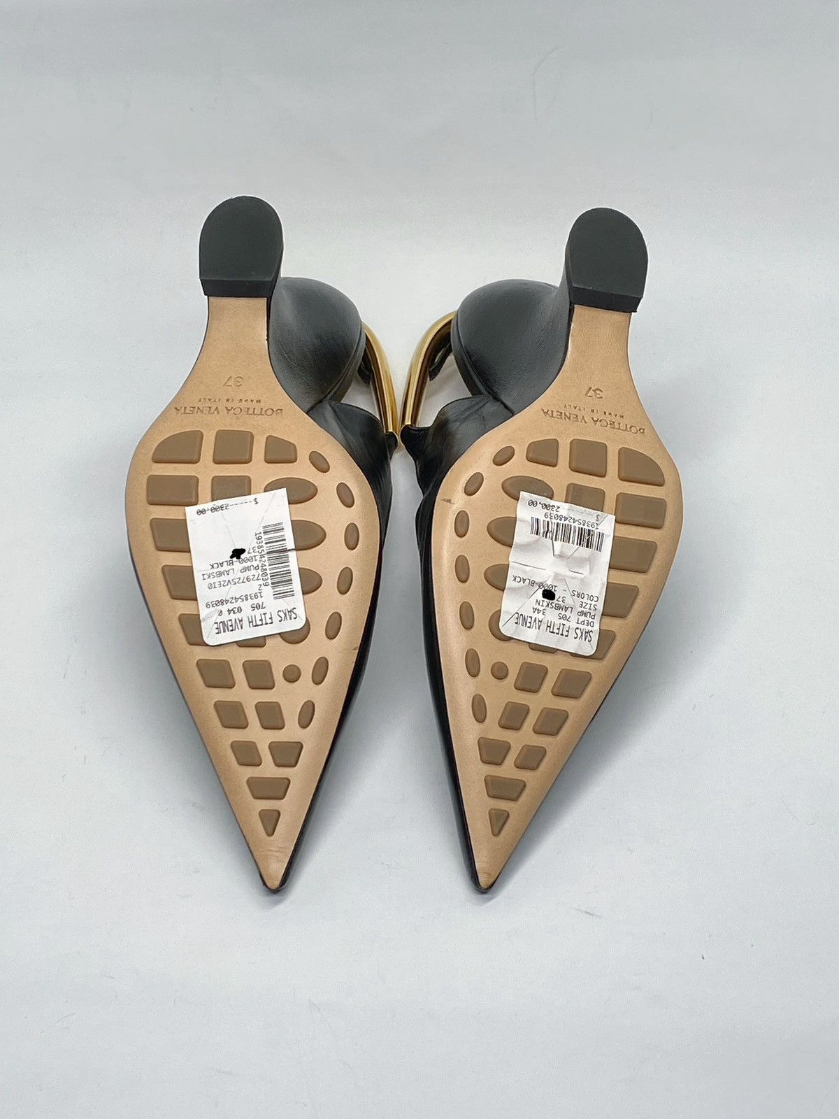 Bottega Veneta Bottega Veneta Punta 100 Leather Slingback Pumps size 37 Size US 7 / IT 37 - 15 Thumbnail