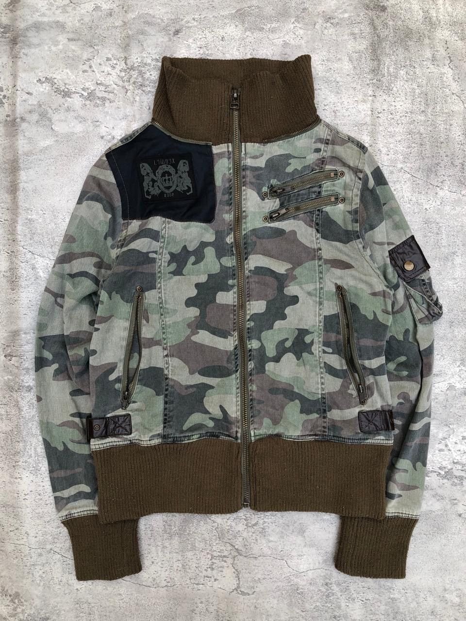 image of 20471120 x Beauty Beast Vintage Y2K Lowbox Camouflage Jacket, Men's (Size Large)