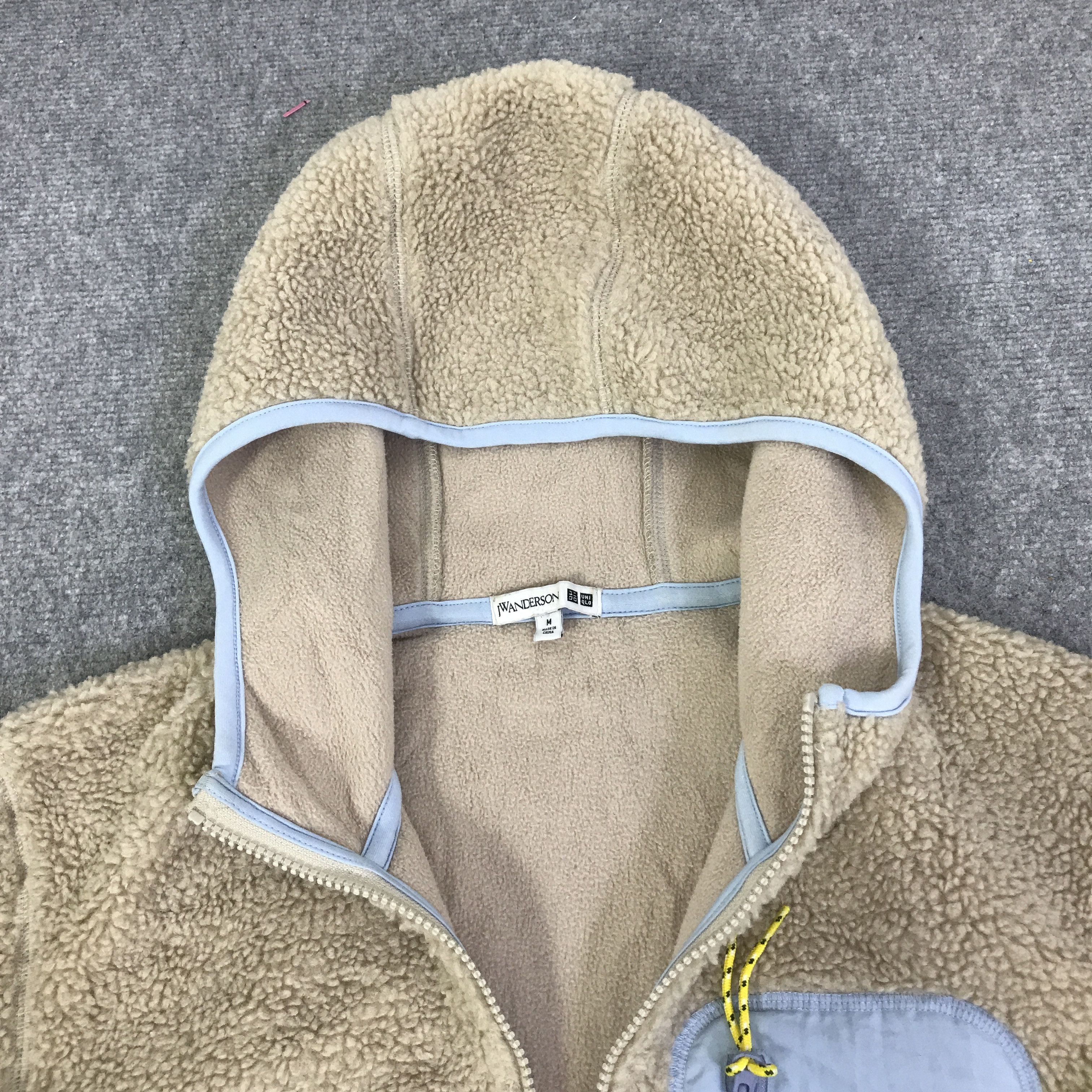 JW Anderson J.W ANDERSON FLEECE SHERPA HOODIE JACKET K105B11 Size US M / EU 48-50 / 2 - 8 Thumbnail