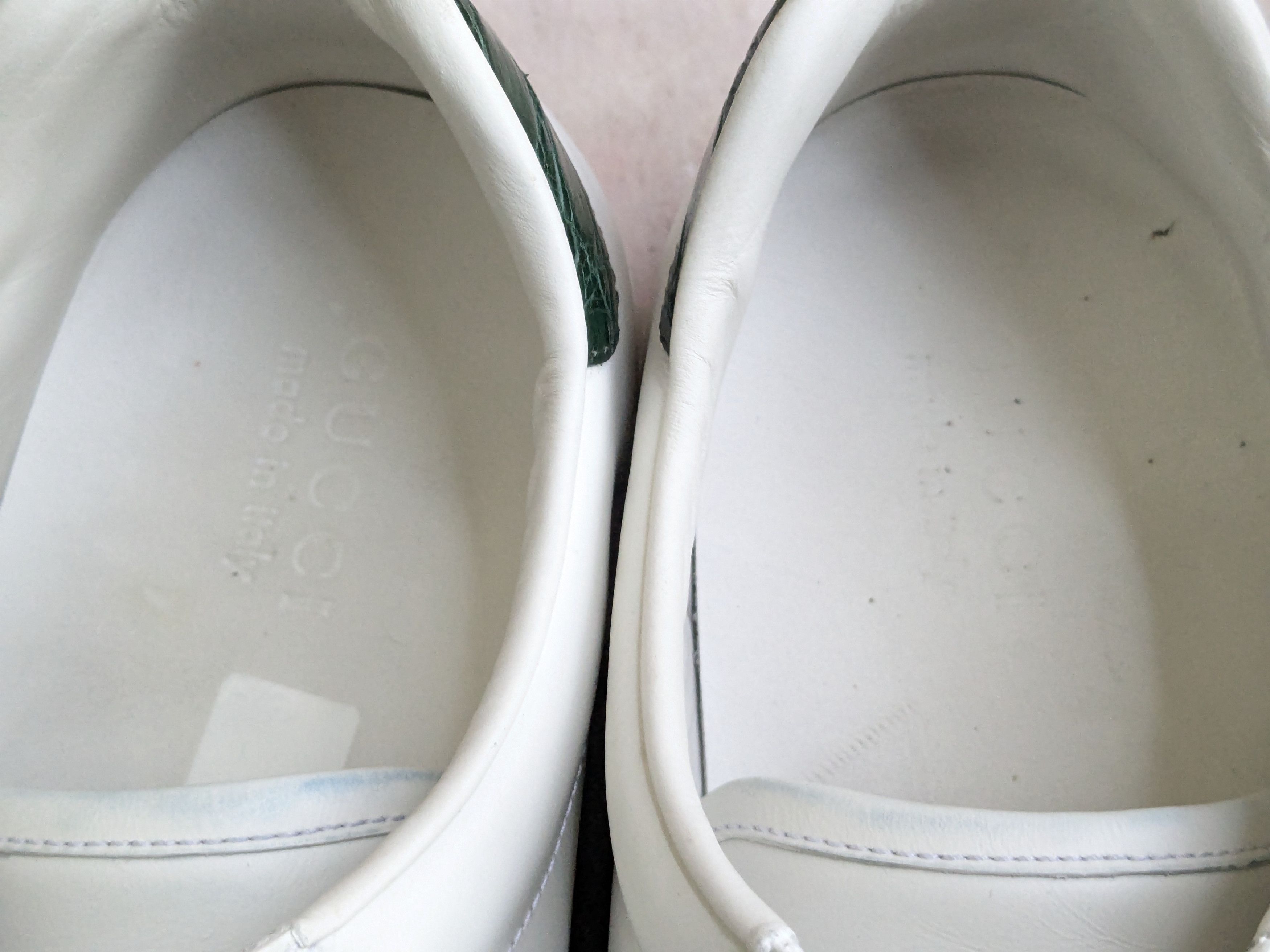 Gucci Gucci Ace Sneakers White 13.5 Red Low Tops Canvas Logo GG Size US 13 / EU 46 - 7 Thumbnail