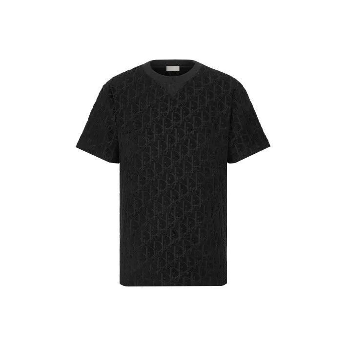 Dior Dior Logo Black Short Sleeve T-Shirt 0079-2507 Size US XL / EU 56 / 4 - 1 Thumbnail