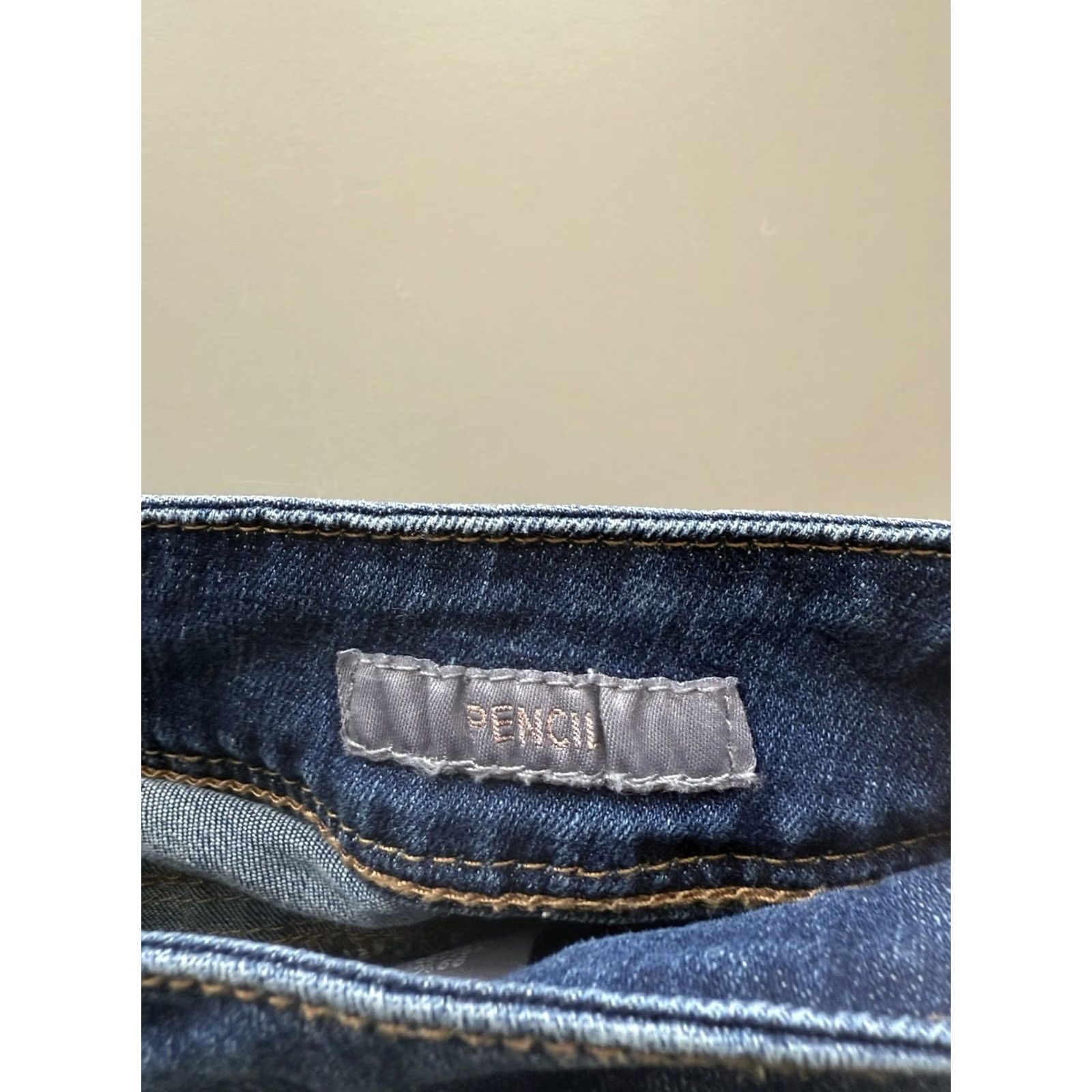 Vintage Seven 7 by Melissa McCarthy Jeans 18 Blue Denim Distressed Stretch Pencil Leg Women Size 40" / US 18 - 4 Thumbnail