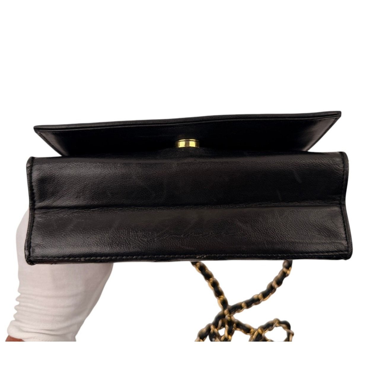 Chanel Chanel Lambskin Quilted Timeless CC Small Single Flap Black Size ONE SIZE - 13 Thumbnail