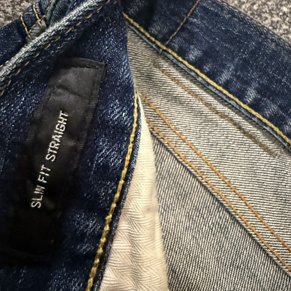 Undercover × Uniqlo 🔥🇯🇵 Vintage 90s S001 Uniqlo UJ Slim Fit Straight Jeans Denim Size US 28 / EU 44 - 15 Thumbnail