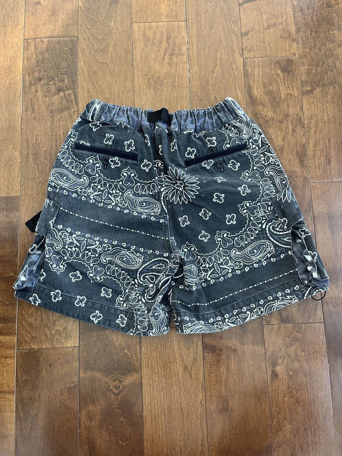 Sacai BANDANA CARGO SHORT Size US 26 / EU 42 - 5 Thumbnail