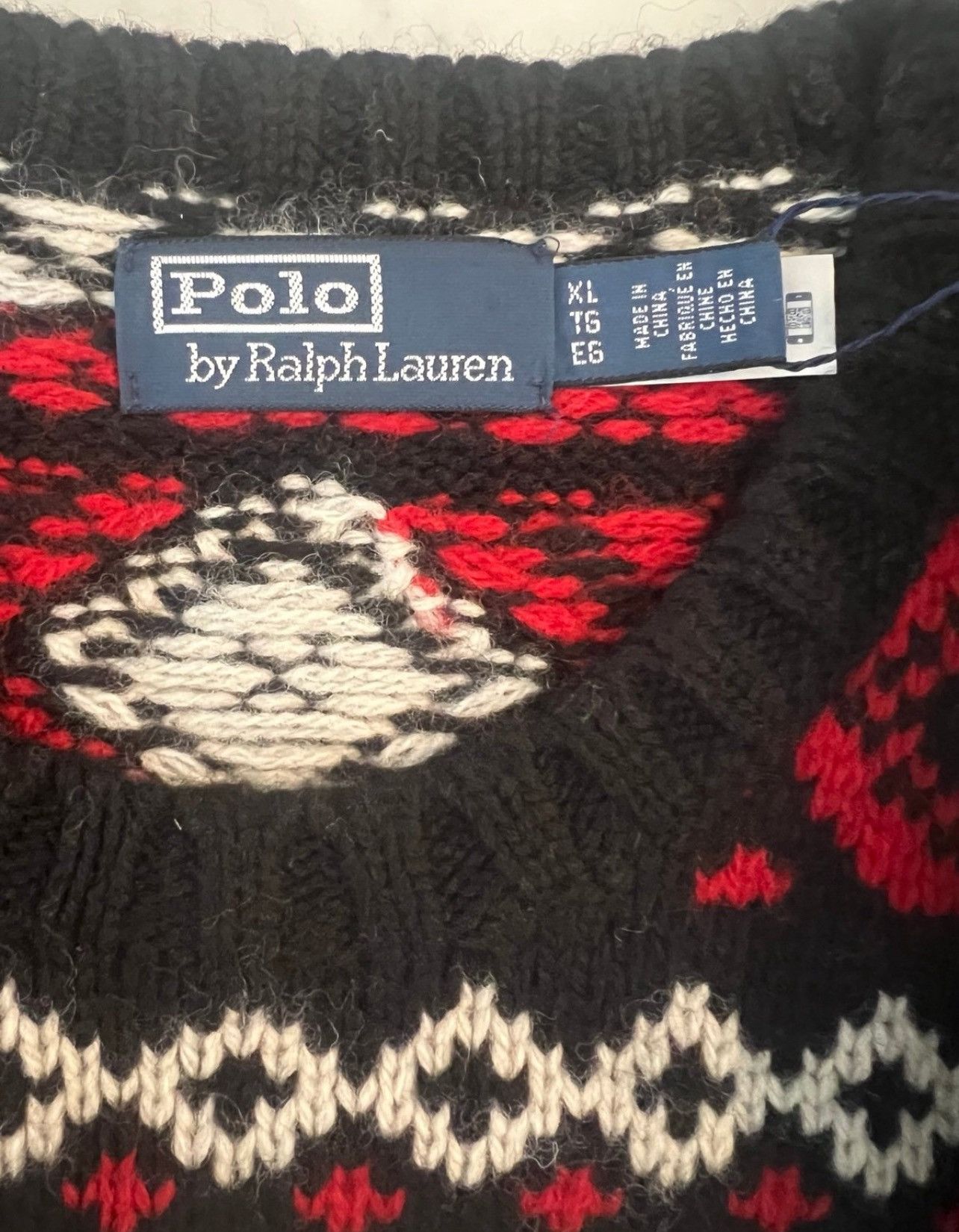 Polo Ralph Lauren POLO RALPH LAUREN Men Polar Bear Fair Isle Wool Sweater XL Size US XL / EU 56 / 4 - 6 Thumbnail