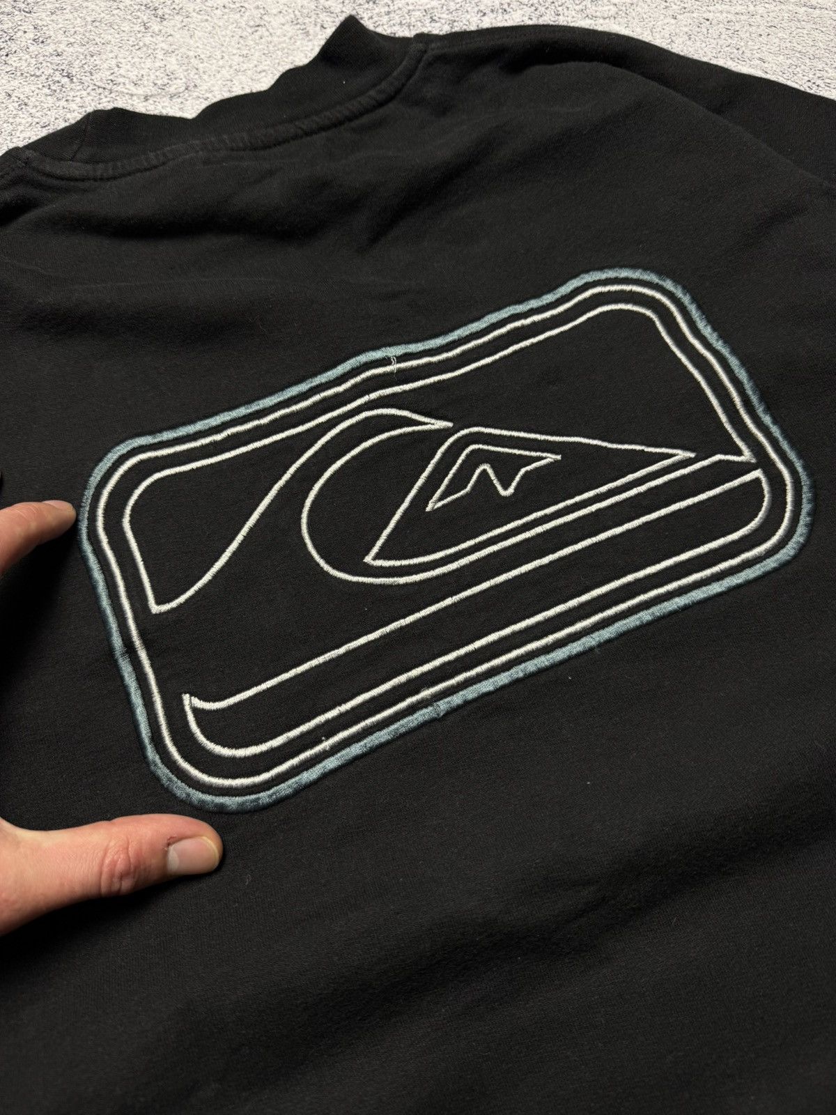 Quiksilver Vintage 90s Quiksilver Sweatshirt Surf Skate Style Australia Size US L / EU 52-54 / 3 - 12 Thumbnail